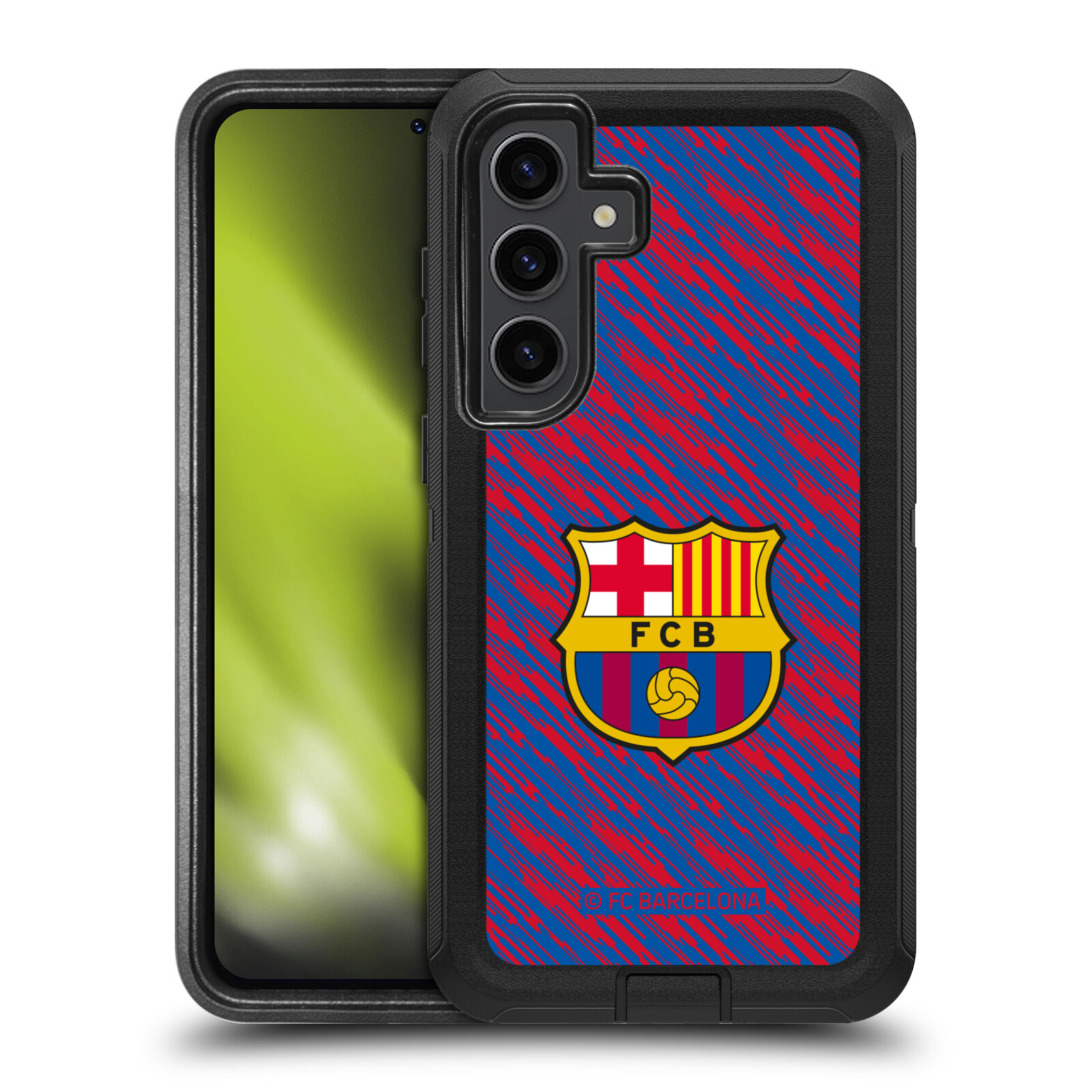 FC BARCELONA CREST PATTERNS ULTRA-ARMOURED SHOCKPROOF CASE FOR SAMSUNG PHONES 1