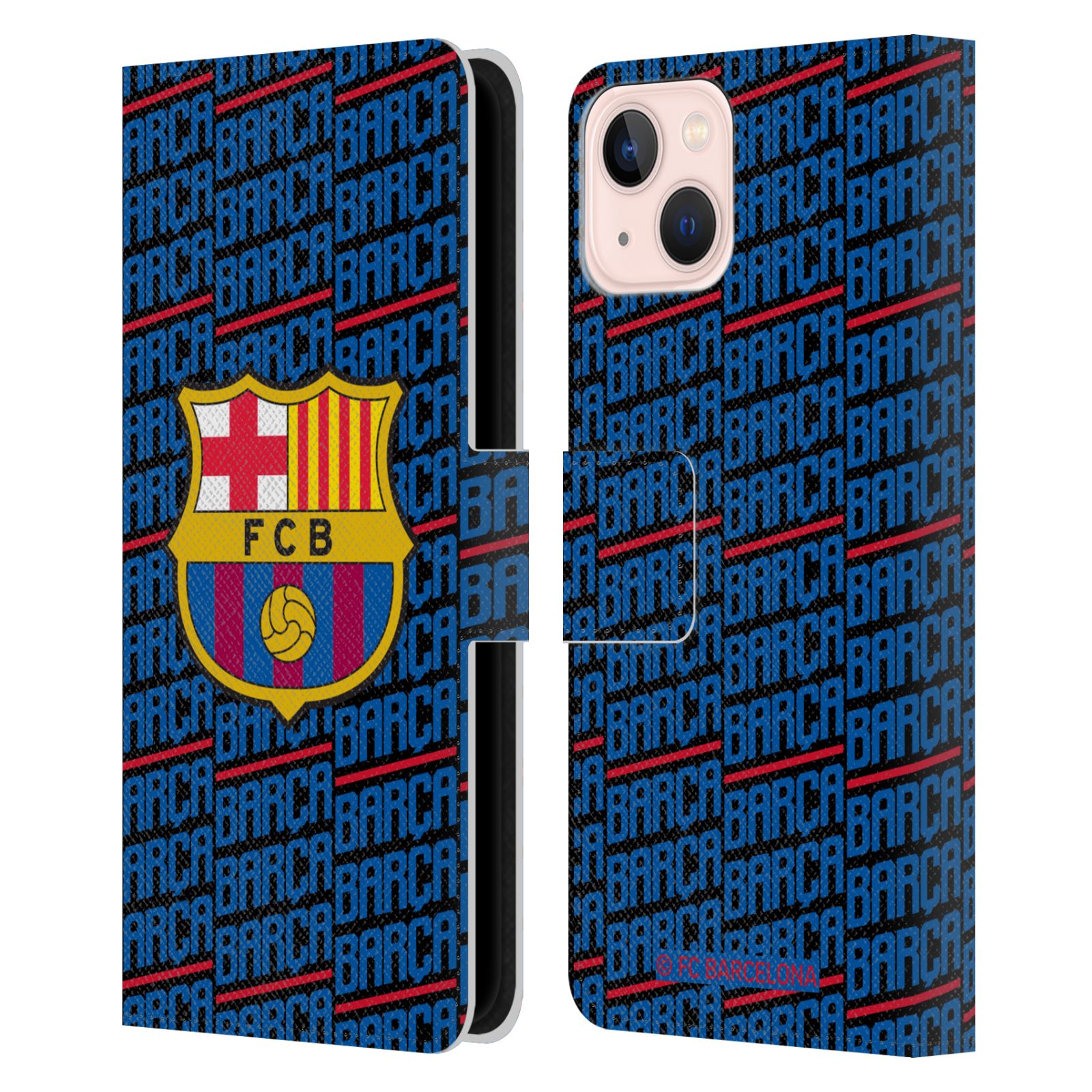 Barca Leather Wallet Case for iPhone 13