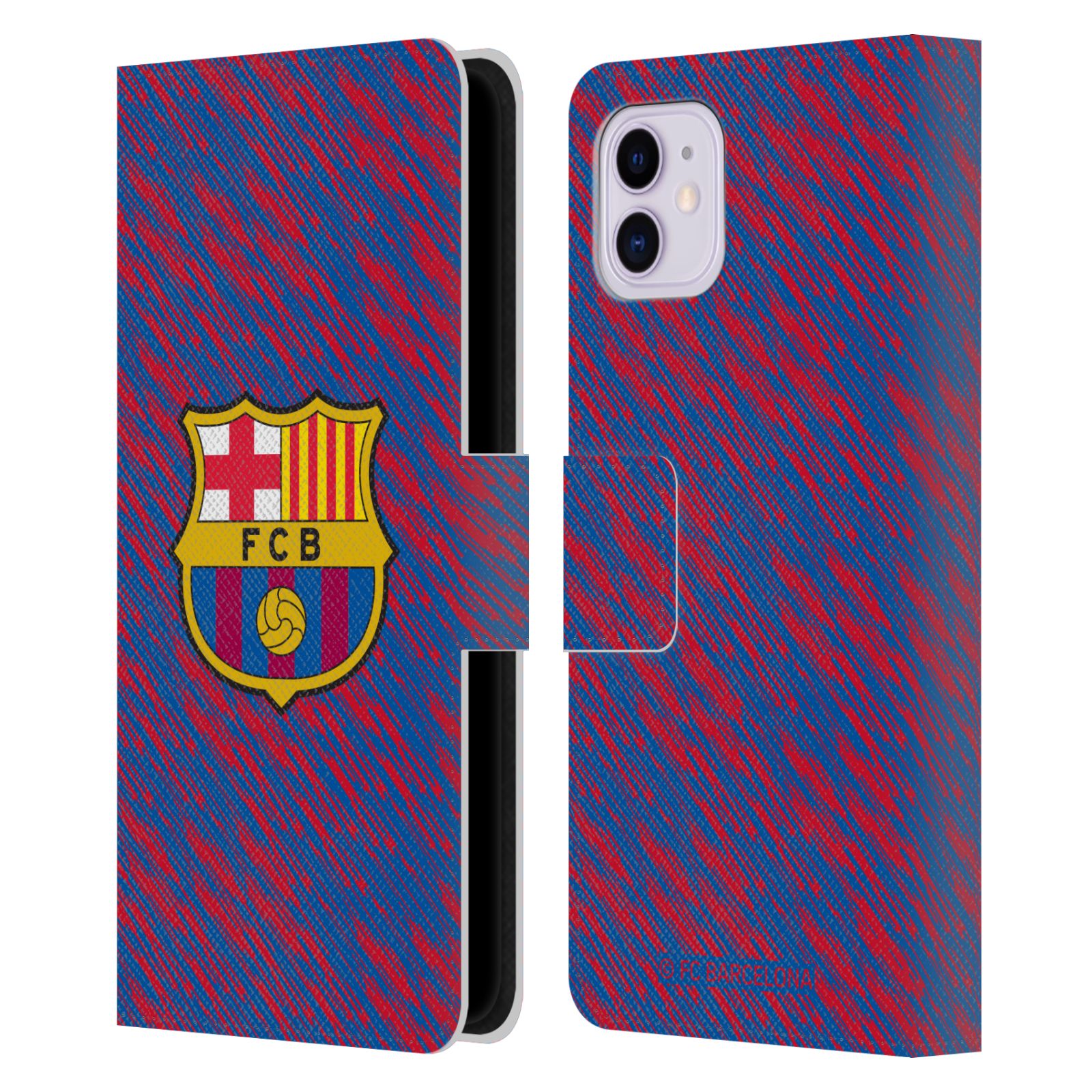 Glitch Leather Wallet Case for iPhone 11