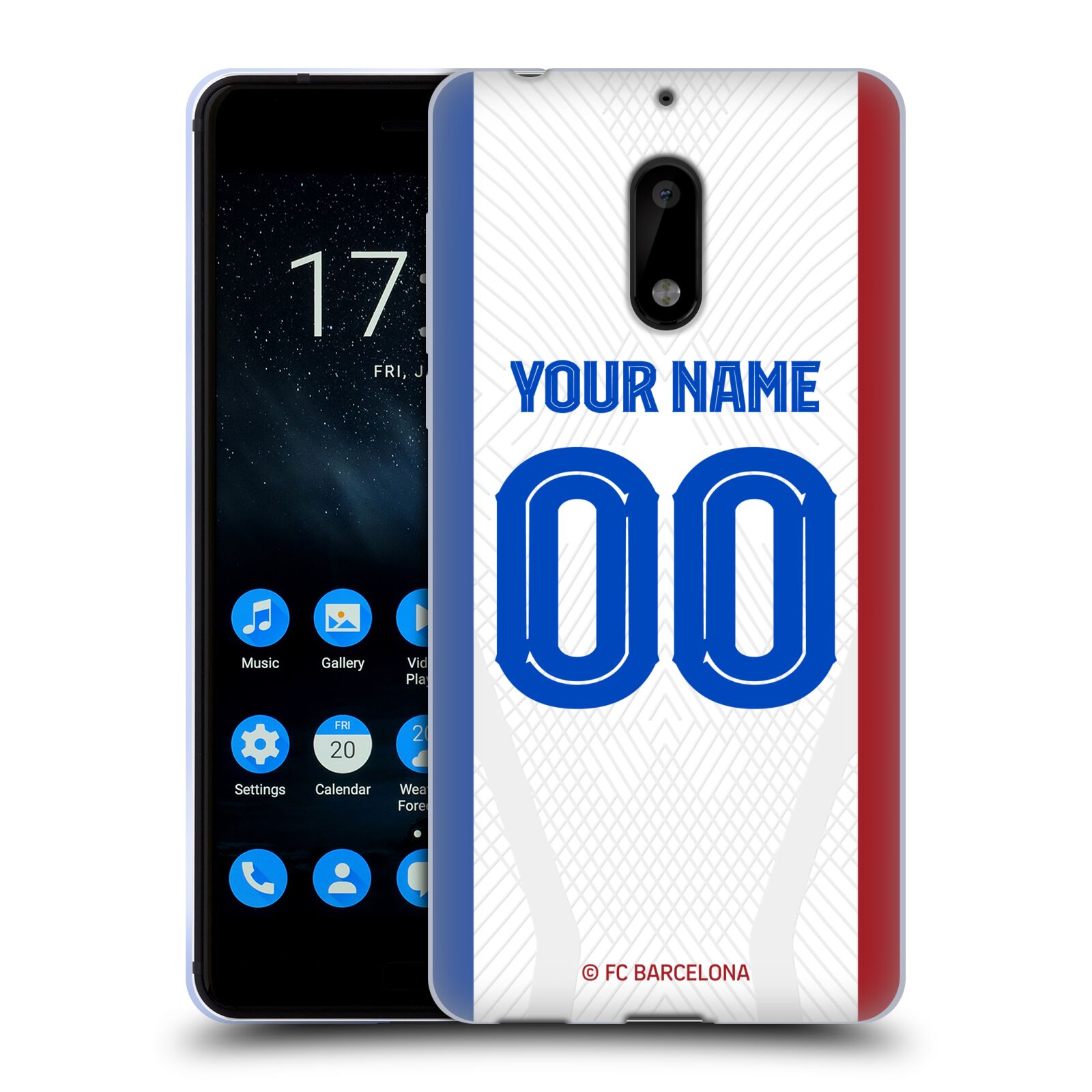 CUSTOM PERSONALISED FC BARCELONA 2023/24 KIT SOFT GEL CASE FOR NOKIA PHONES 1 - Picture 8 of 10