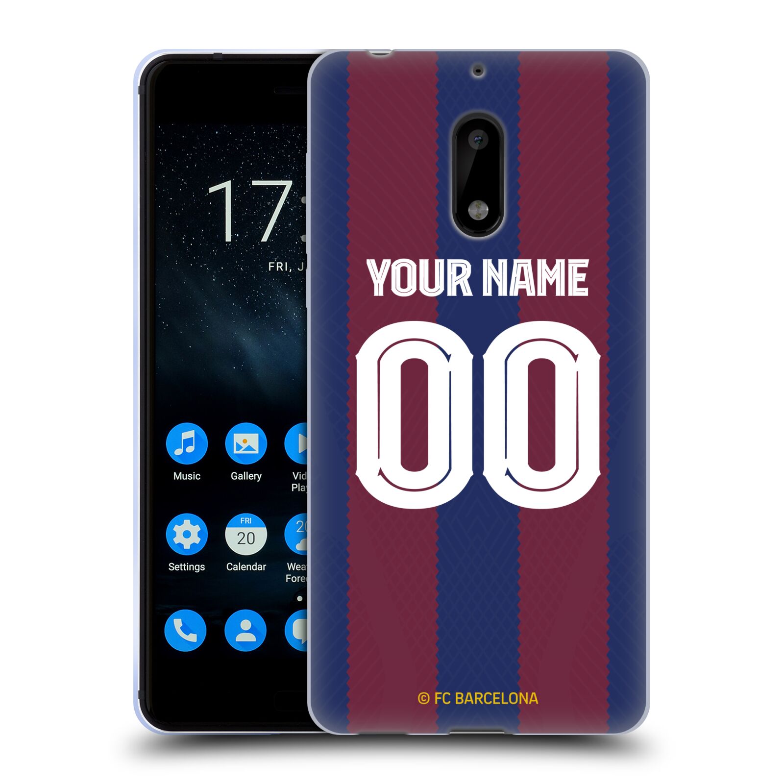 CUSTOM PERSONALISED FC BARCELONA 2023/24 KIT SOFT GEL CASE FOR NOKIA PHONES 1 - Picture 9 of 10