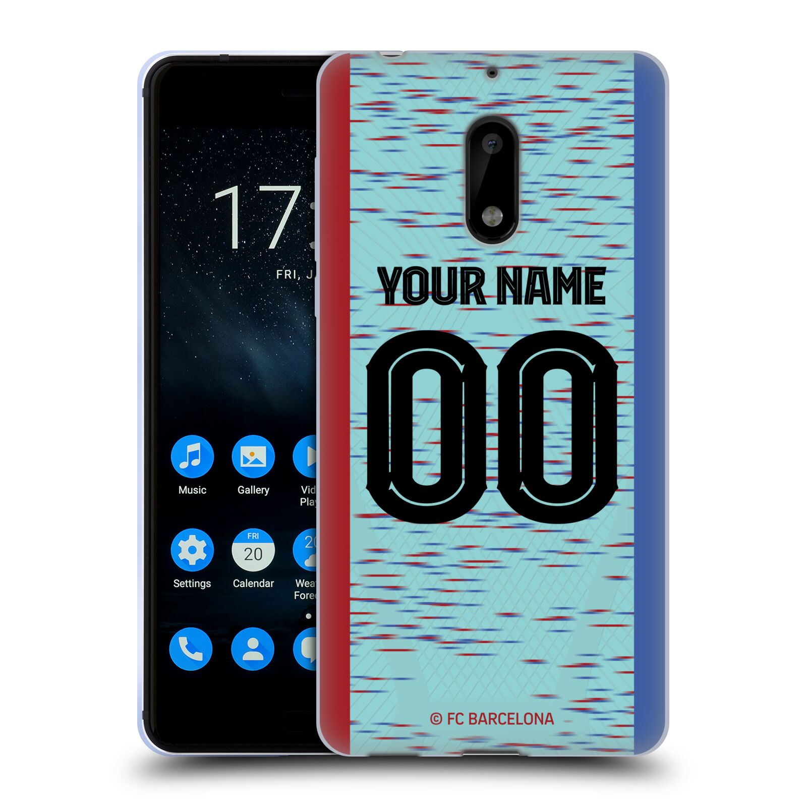 CUSTOM PERSONALISED FC BARCELONA 2023/24 KIT SOFT GEL CASE FOR NOKIA PHONES 1 - Picture 10 of 10