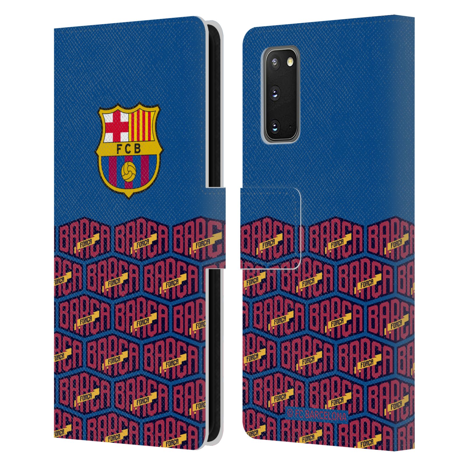 OFFICIAL FC BARCELONA FORCA BARCA LEATHER BOOK WALLET CASE FOR SAMSUNG PHONES 2 - Picture 7 of 11