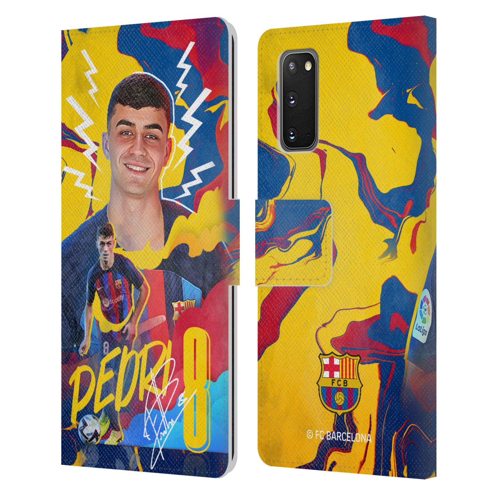 OFFICIAL FC BARCELONA 2022/23 FIRST TEAM LEATHER BOOK CASE FOR SAMSUNG PHONES 1 - Picture 8 of 10