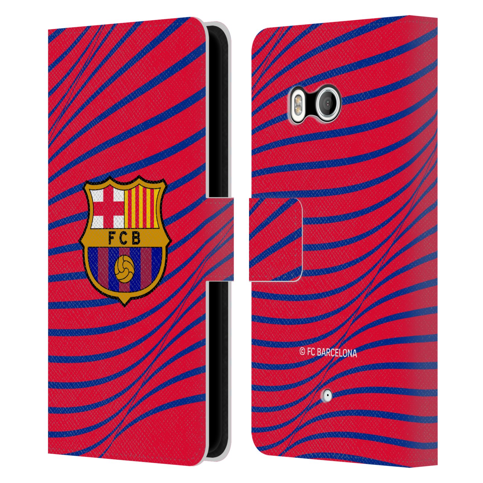 OFFICIAL FC BARCELONA GRAPHICS LEATHER BOOK WALLET CASE COVER FOR HTC PHONES 1 - Picture 7 of 7