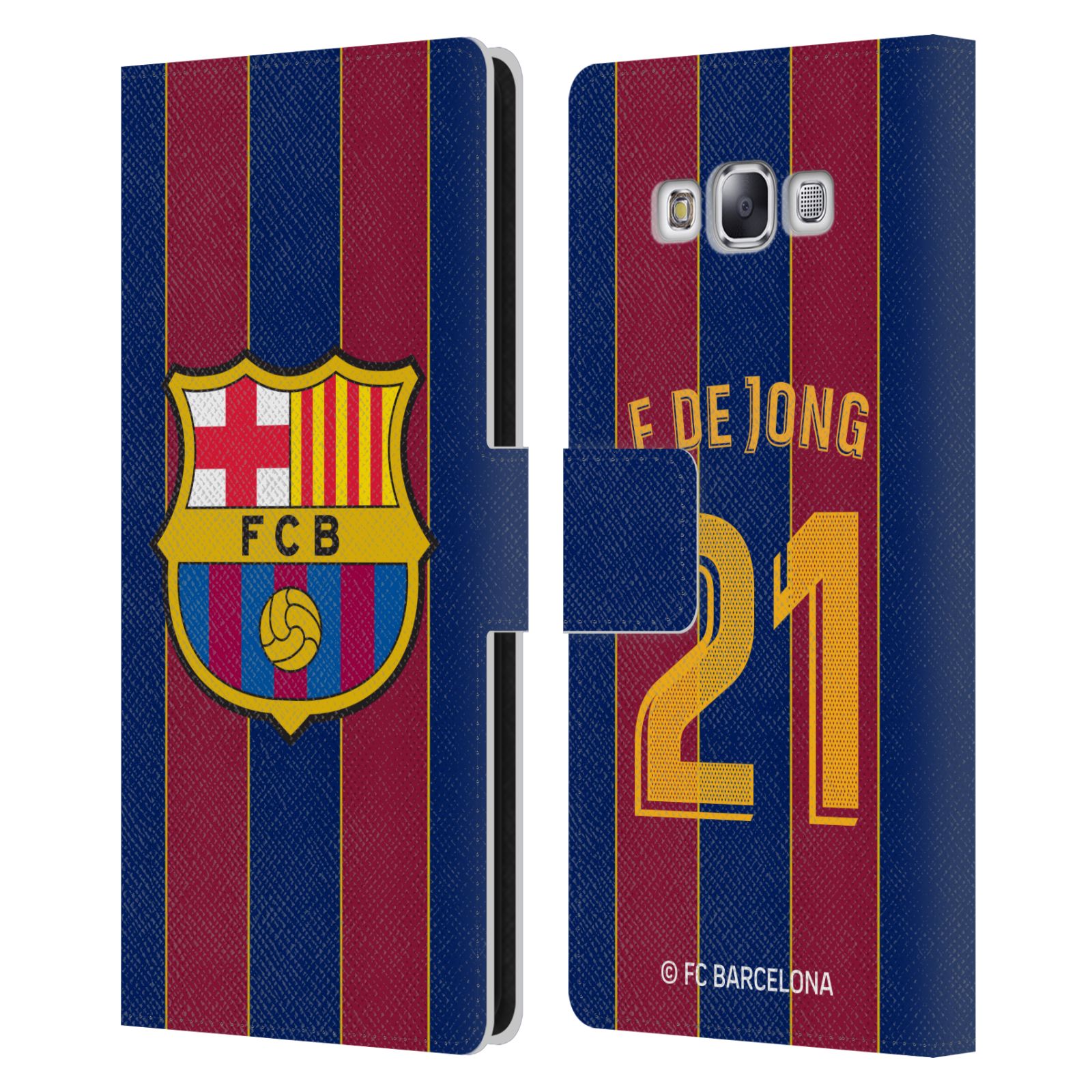 FC BARCELONA 2020/21 PLAYERS HOME KIT GROUP 1 LEATHER BOOK CASE SAMSUNG PHONE 3
