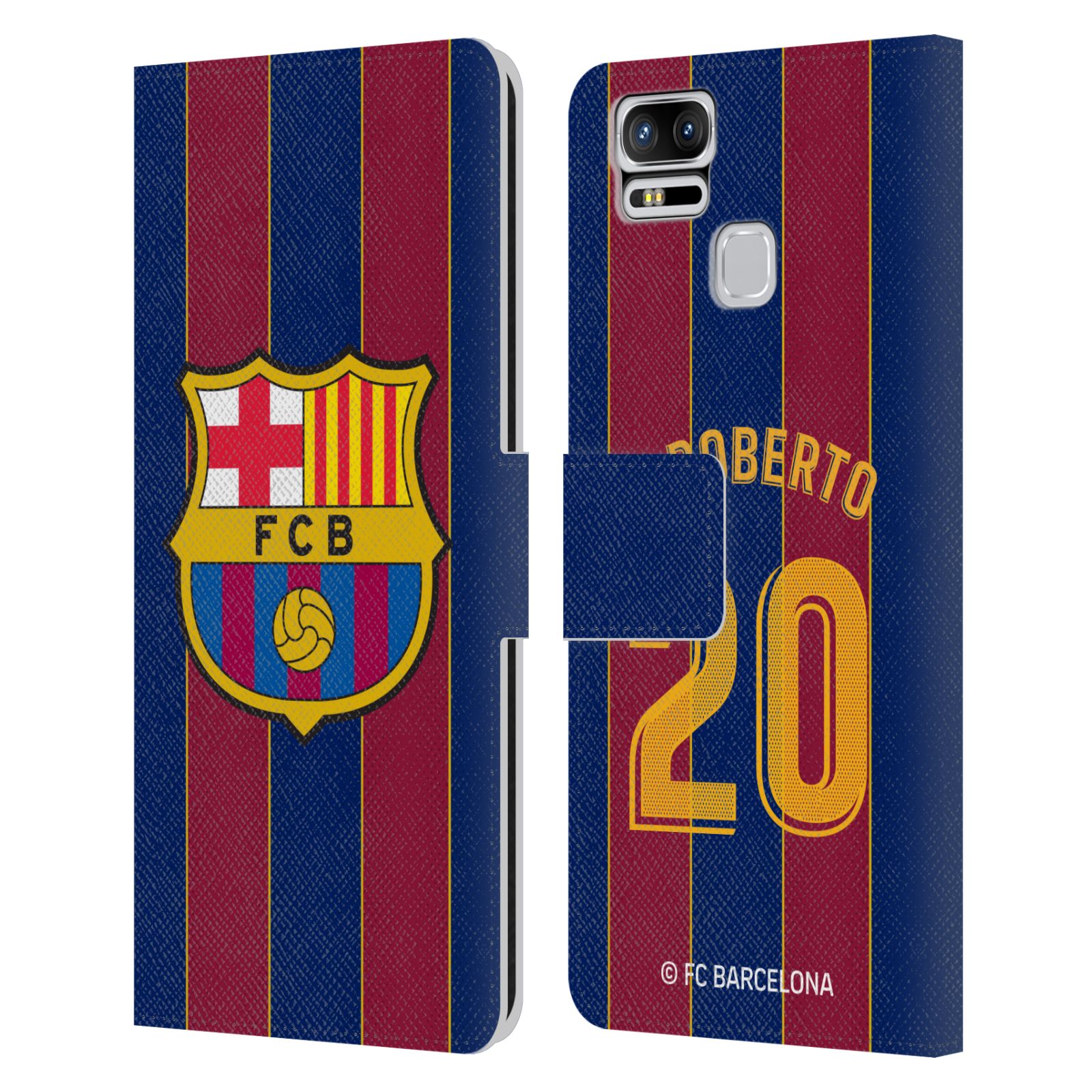 FC BARCELONA 2020/21 PLAYERS HOME KIT GROUP 2 LEATHER BOOK CASE FOR ASUS ZENFONE - 第 7/7 張圖片
