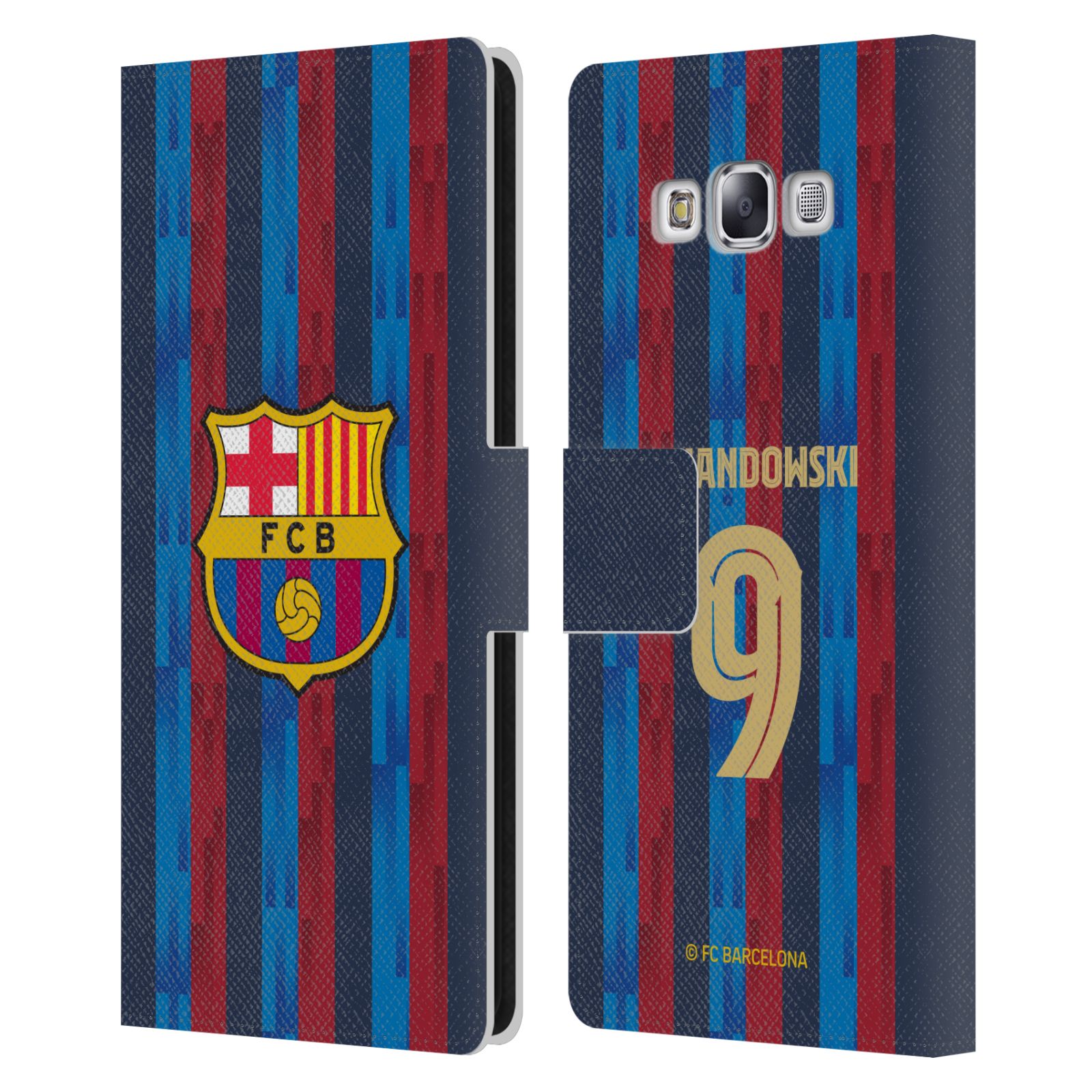 FC BARCELONA 2022/23 PLAYERS HOME KIT LEATHER BOOK CASE FOR SAMSUNG PHONES 3
