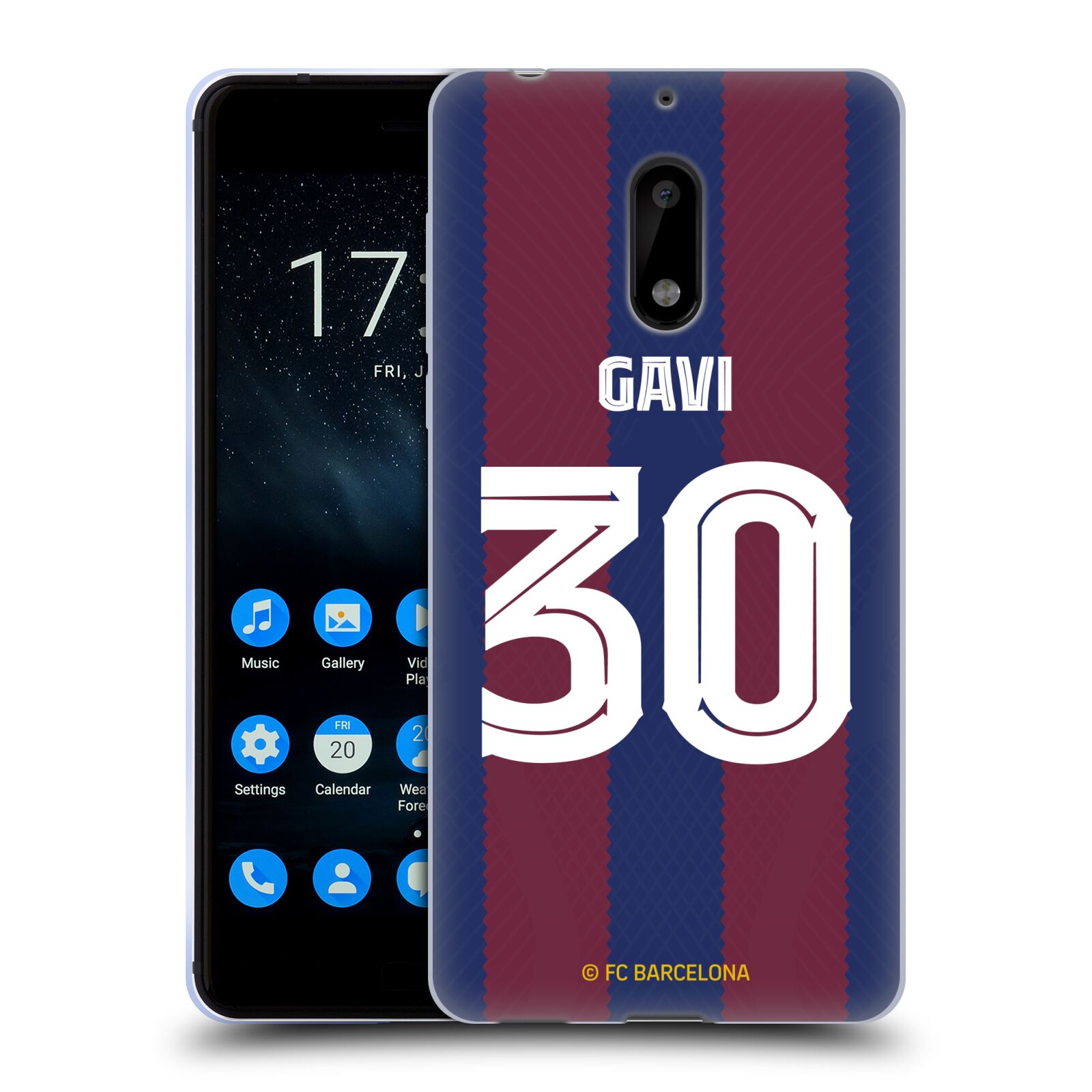 OFFICIAL FC BARCELONA 2023/24 PLAYERS HOME KIT SOFT GEL CASE FOR NOKIA PHONES 1 - 第 9/12 張圖片