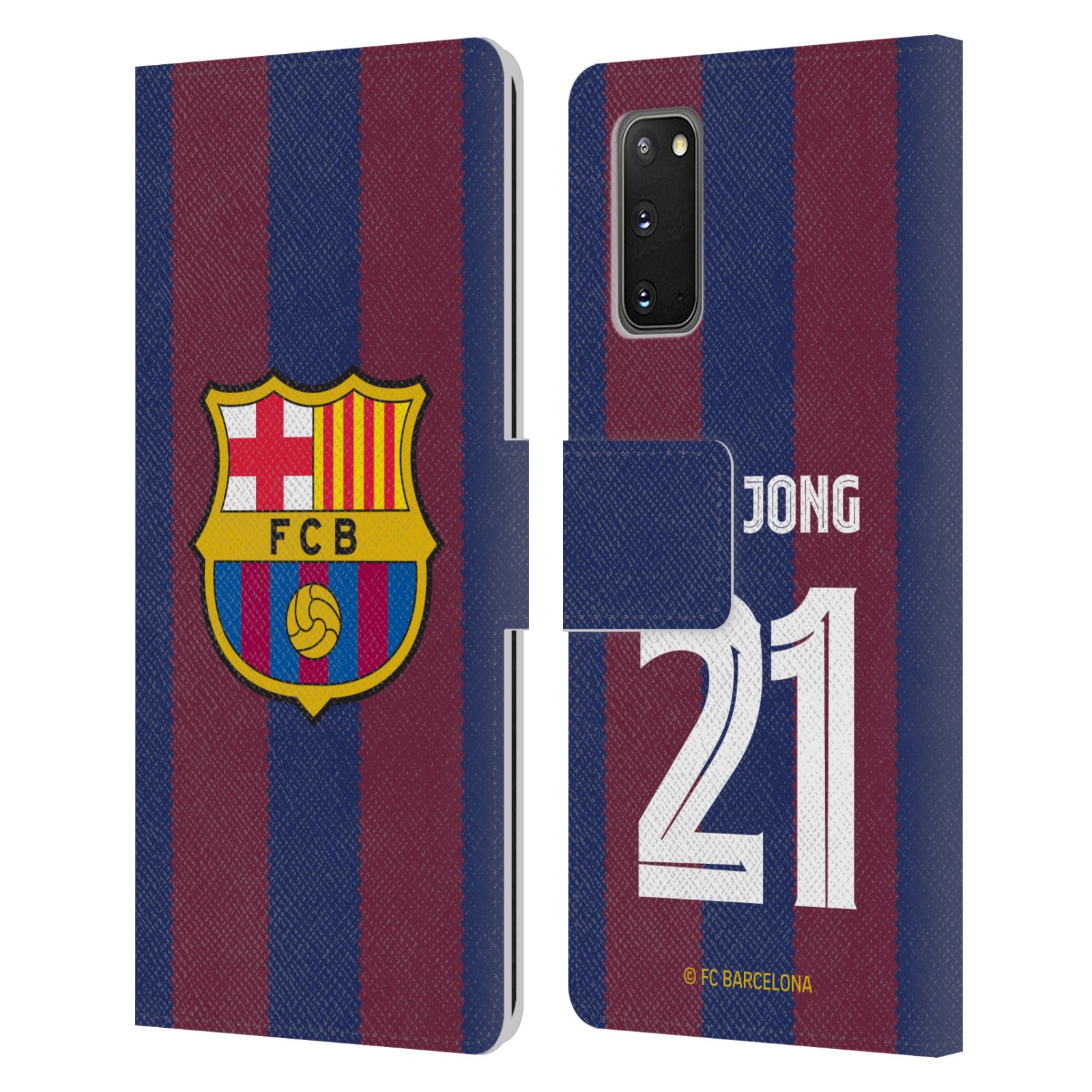 FC BARCELONA 2023/24 PLAYERS HOME KIT LEATHER BOOK CASE FOR SAMSUNG PHONES 1
