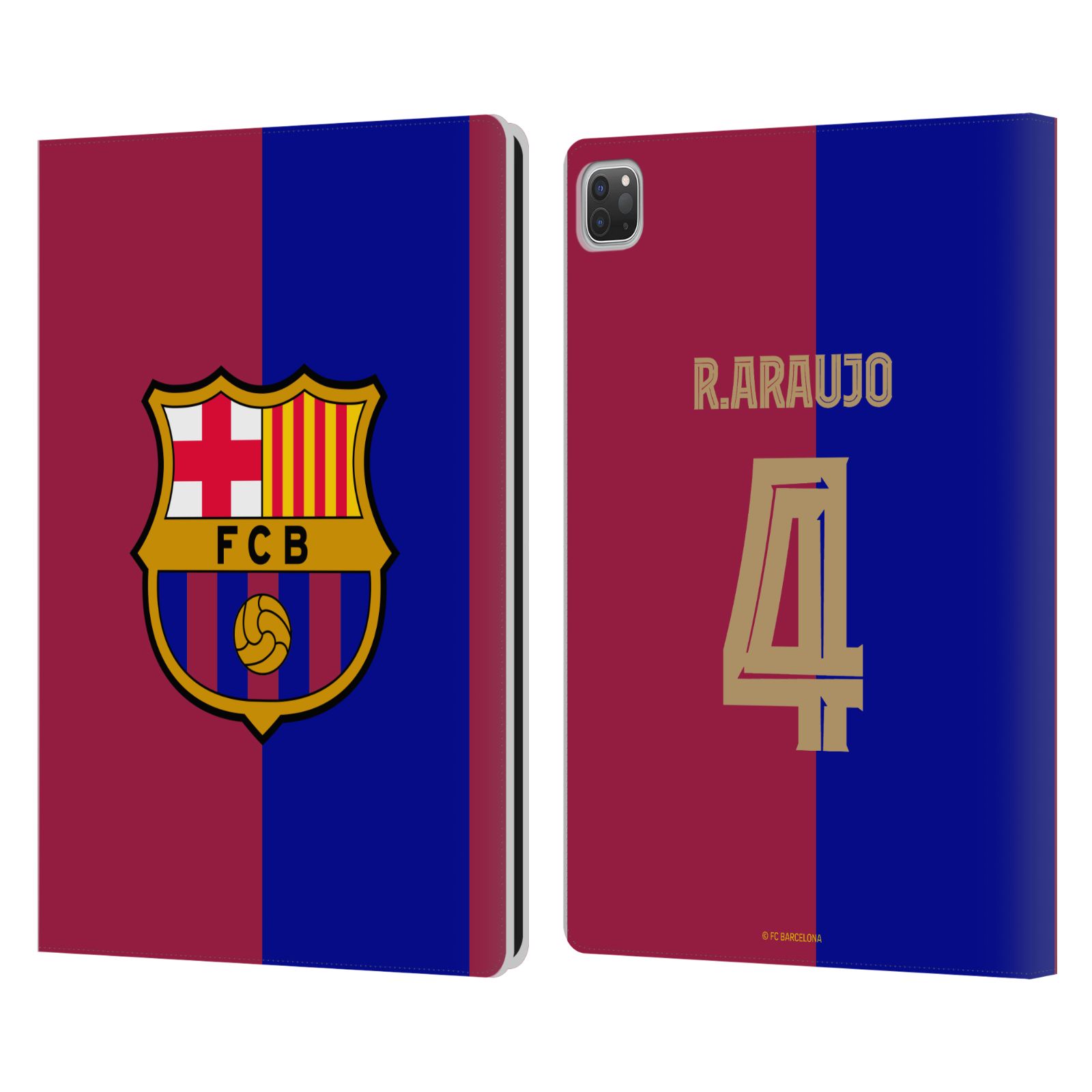 OFFICIAL FC BARCELONA 2024/25 PLAYERS HOME KIT LEATHER BOOK CASE FOR APPLE iPAD - Picture 12 of 12