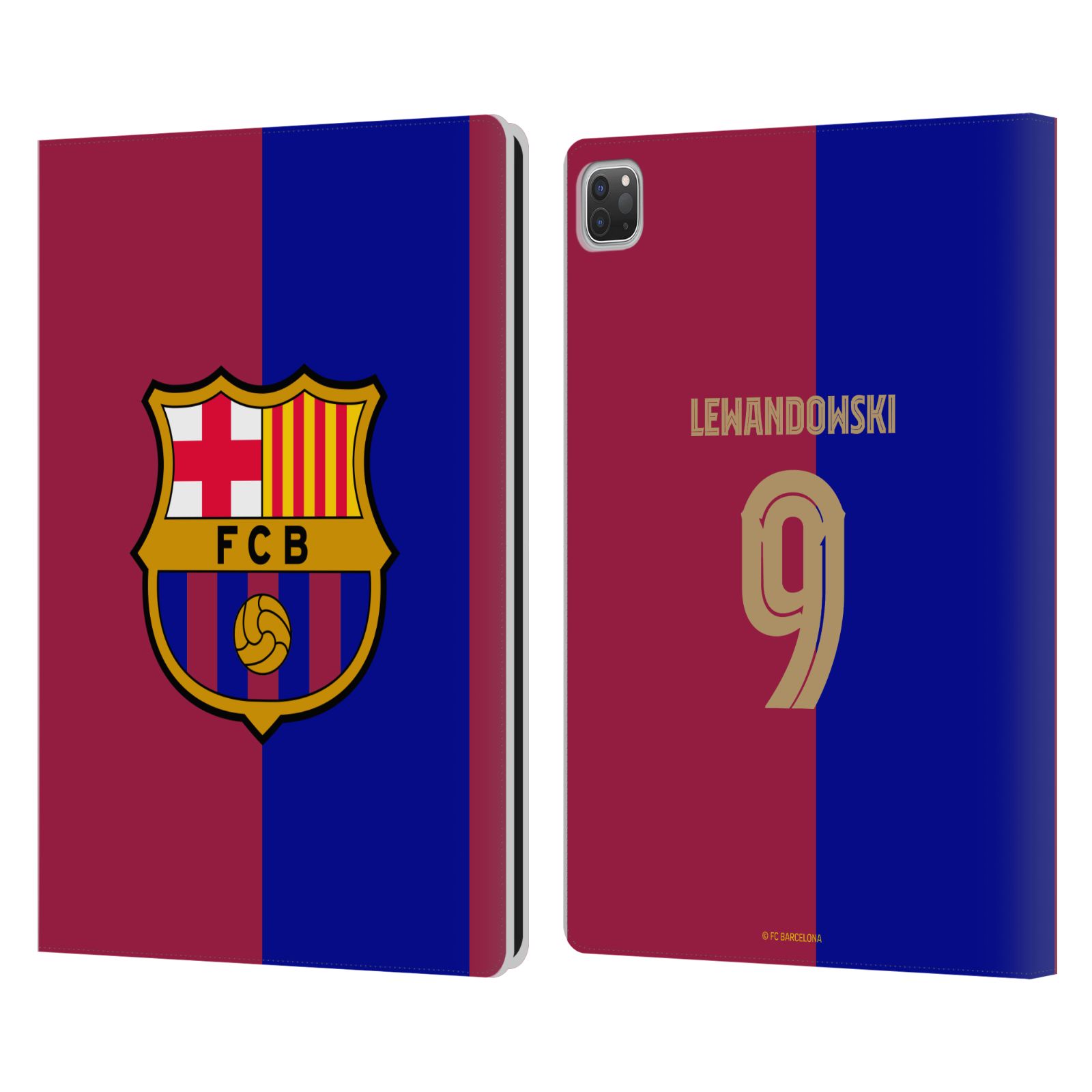 OFFICIAL FC BARCELONA 2024/25 PLAYERS HOME KIT LEATHER BOOK CASE FOR APPLE iPAD - Picture 11 of 12