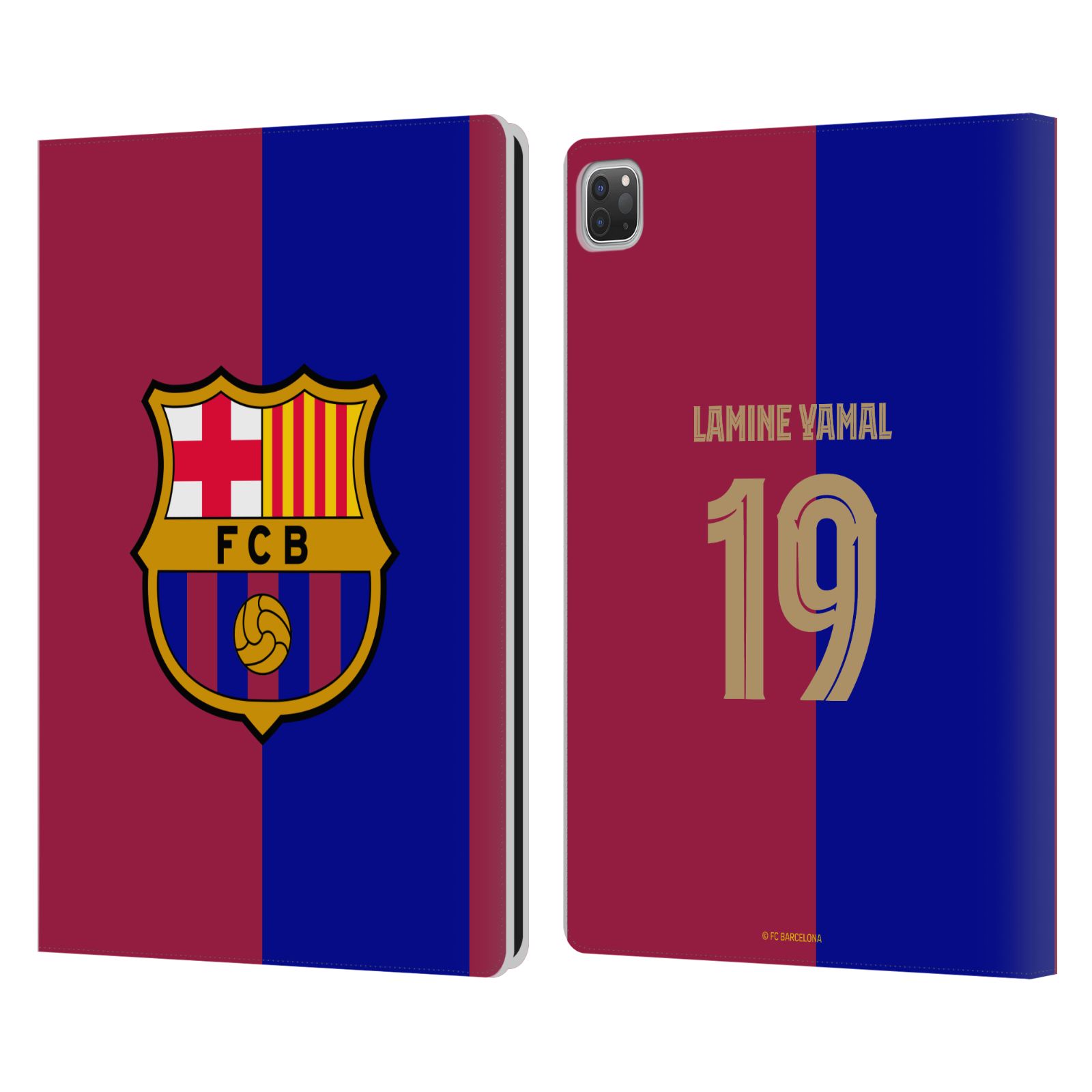 OFFICIAL FC BARCELONA 2024/25 PLAYERS HOME KIT LEATHER BOOK CASE FOR APPLE iPAD - Picture 9 of 12