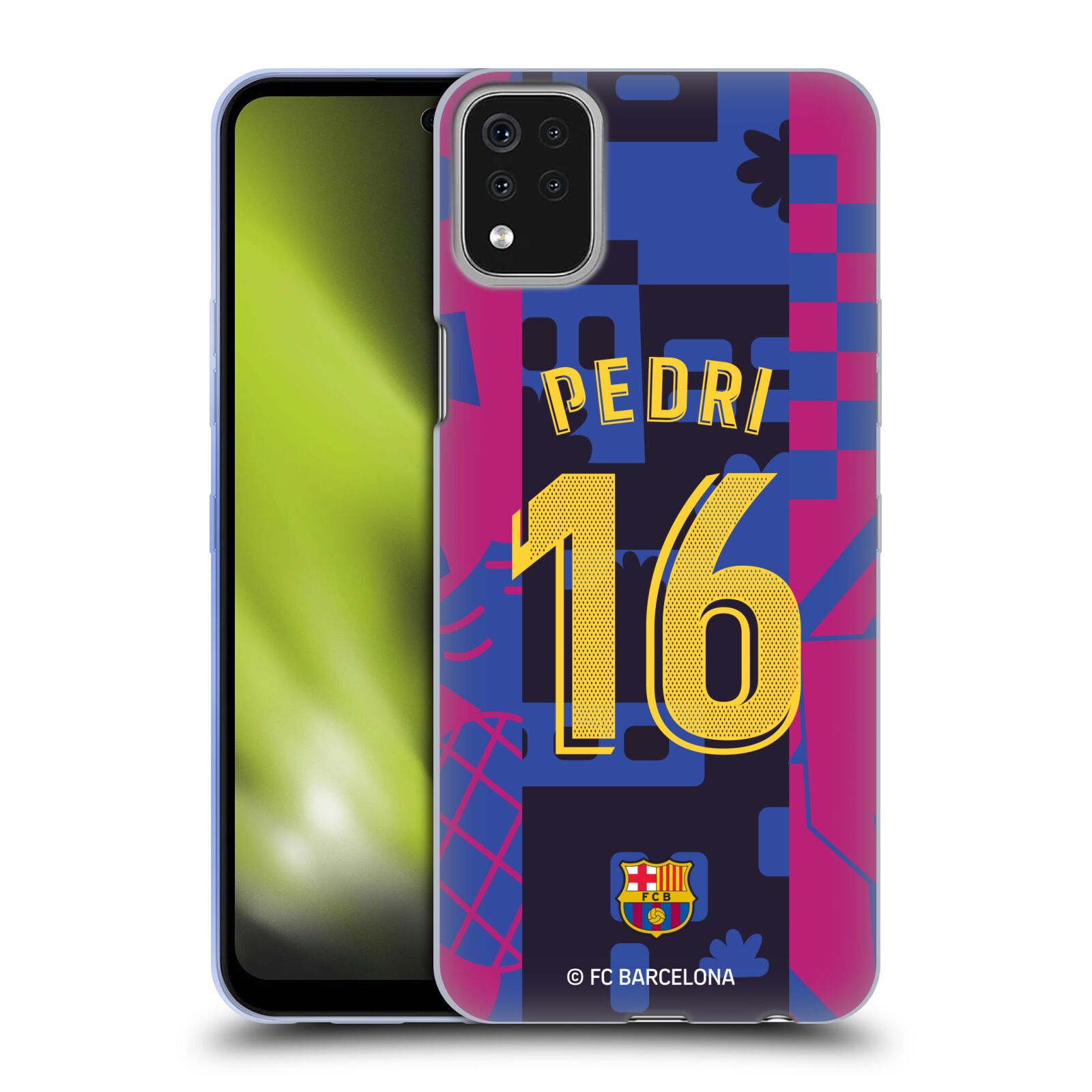 FUNDA DE GEL OFICIAL FC BARCELONA 2021/22 JUGADORES TERCER KIT GRUPO 1 PARA TELÉFONOS LG 1 - Imagen 8 de 8