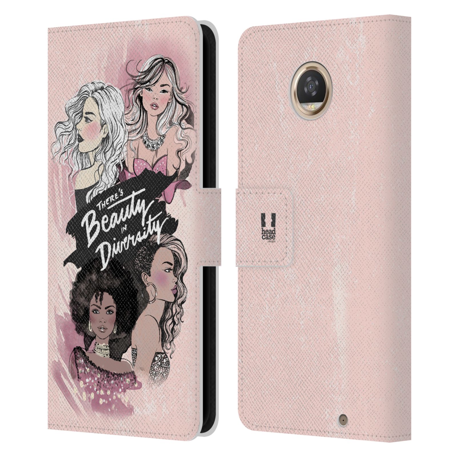 HEAD CASE DESIGNS FEMINISM LEATHER BOOK WALLET CASE COVER FOR MOTOROLA PHONES - Picture 7 of 14