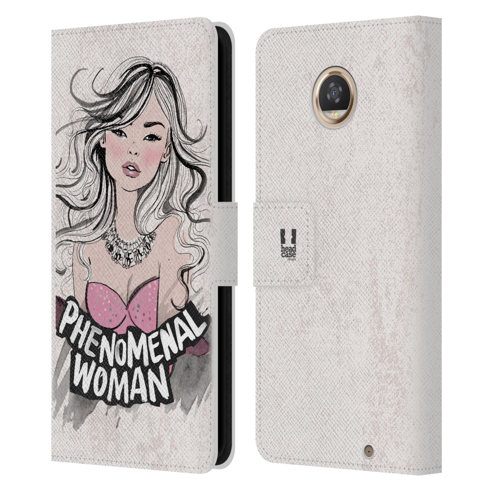 HEAD CASE DESIGNS FEMINISM LEATHER BOOK WALLET CASE COVER FOR MOTOROLA PHONES - Picture 11 of 14