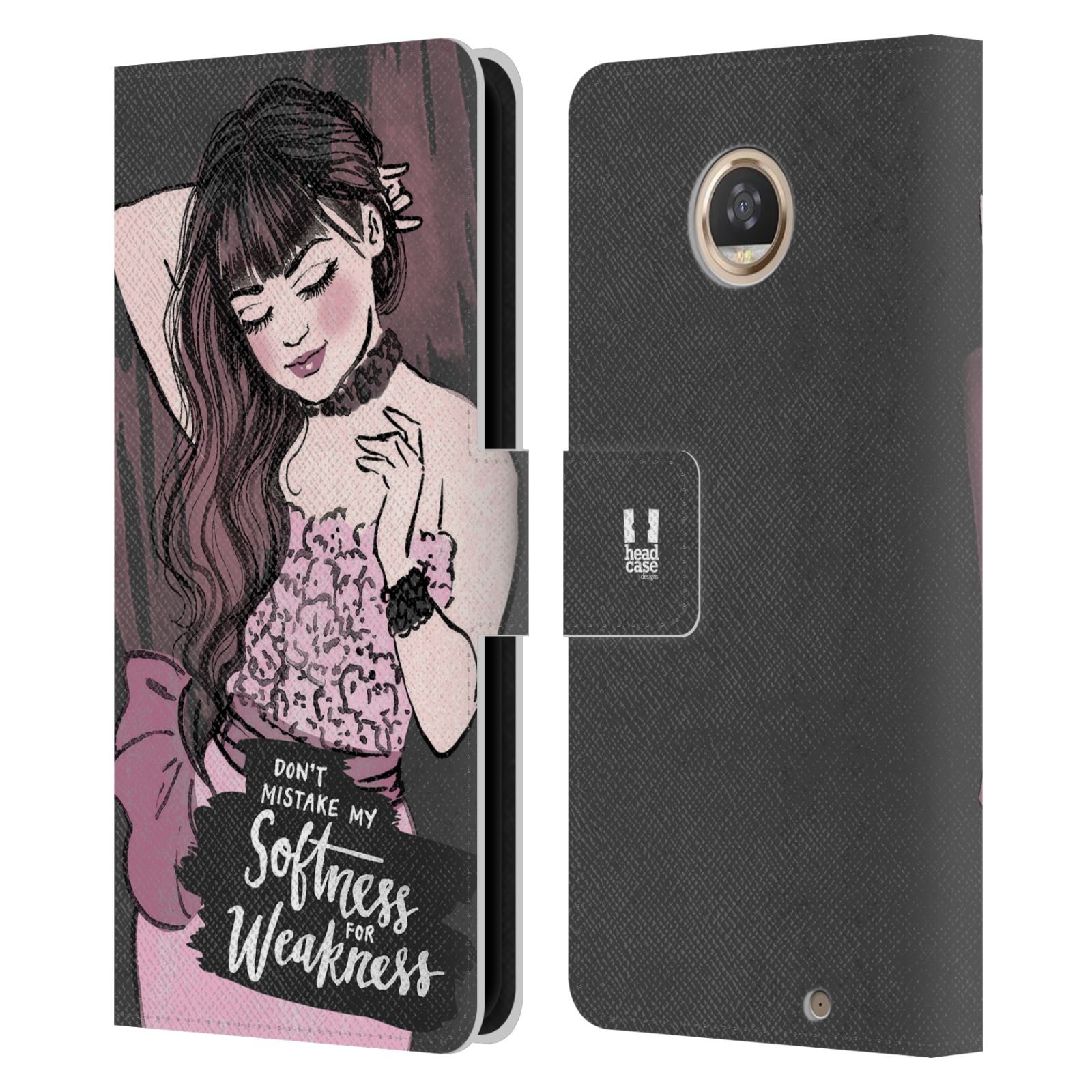 HEAD CASE DESIGNS FEMINISM LEATHER BOOK WALLET CASE COVER FOR MOTOROLA PHONES - Picture 13 of 14
