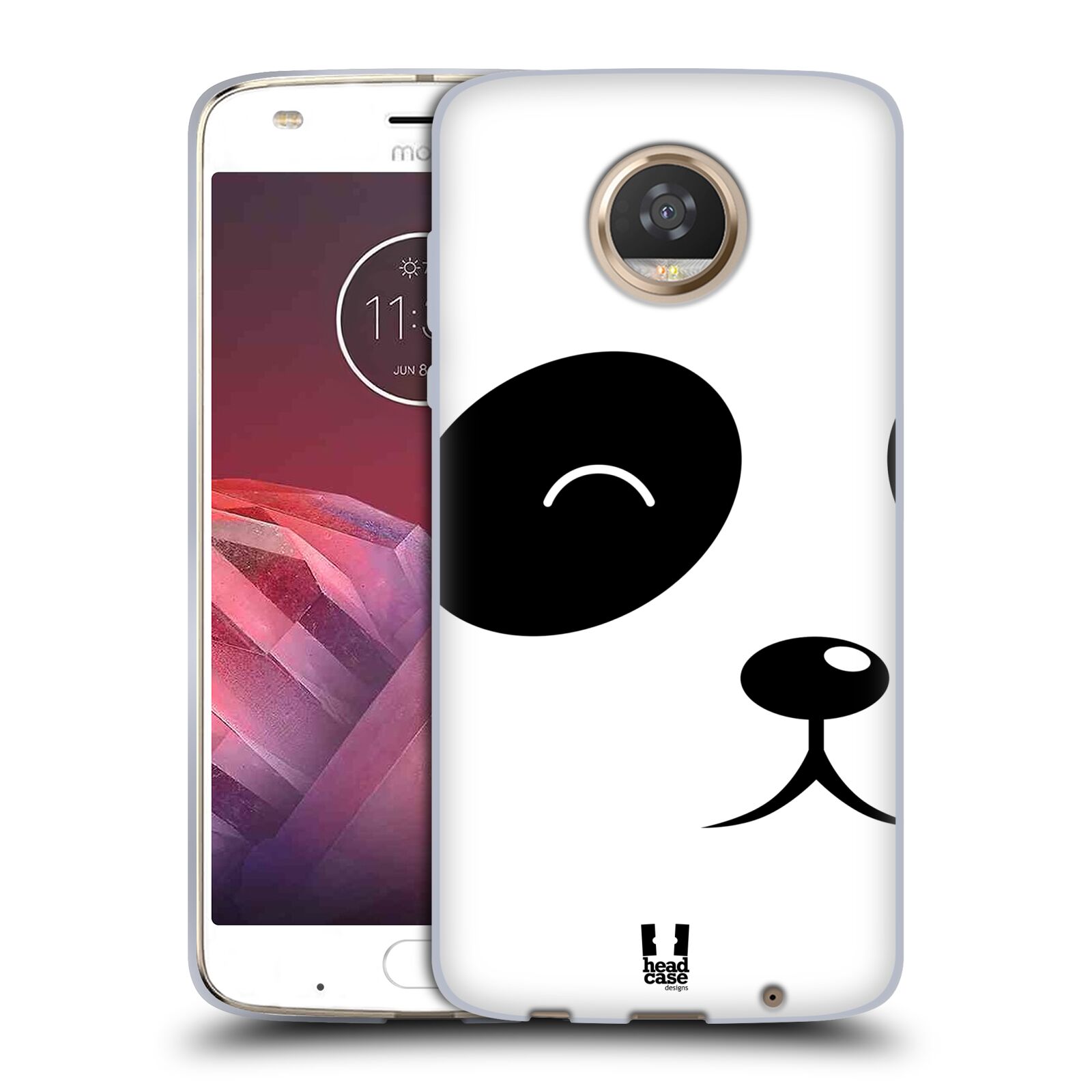 HEAD CASE DESIGNS FULL FACE ANIMAL PORTRAITS SOFT GEL CASE FOR MOTOROLA PHONES