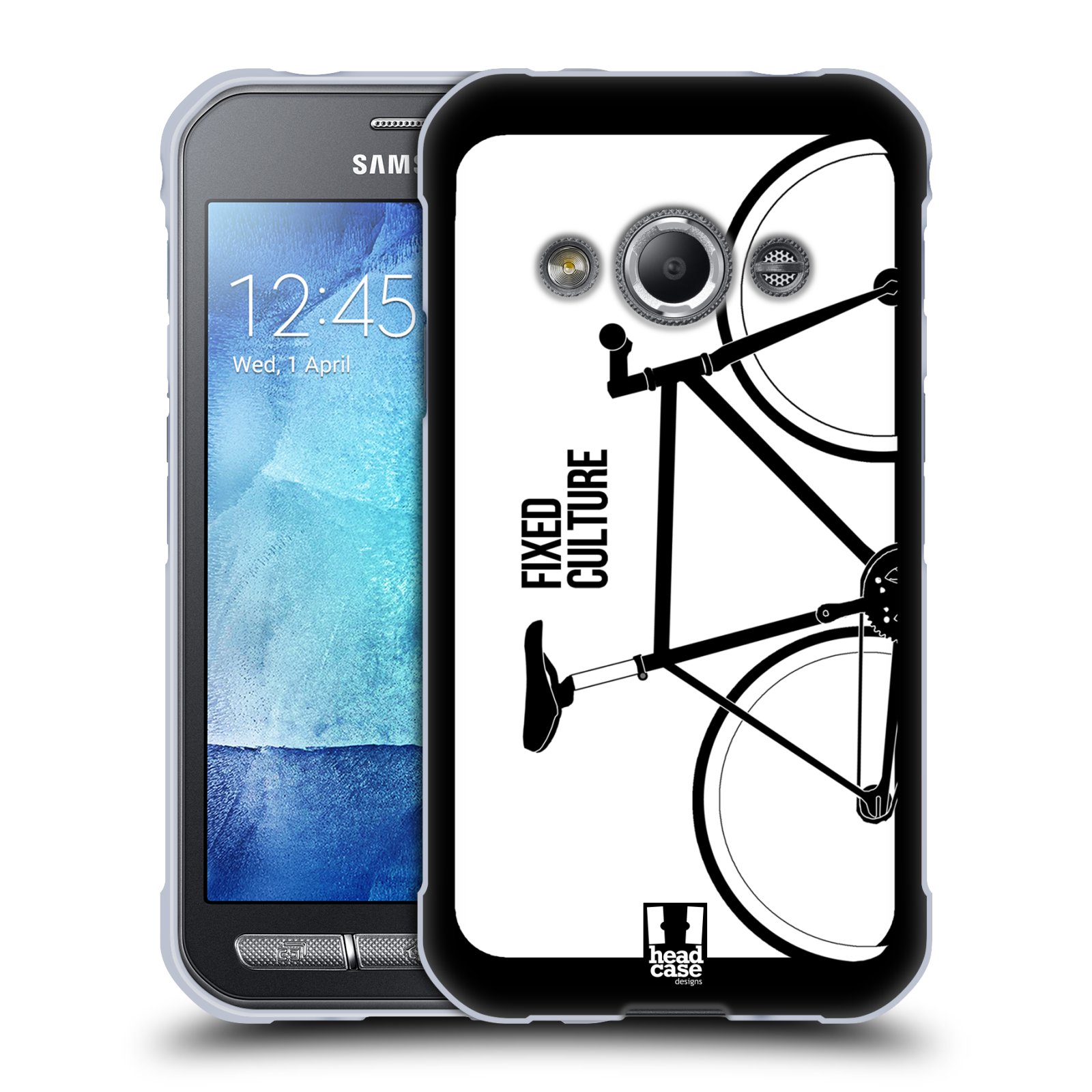 HEAD CASE DESIGNS FIXED GEARS SOFT GEL CASE FOR SAMSUNG PHONES 4