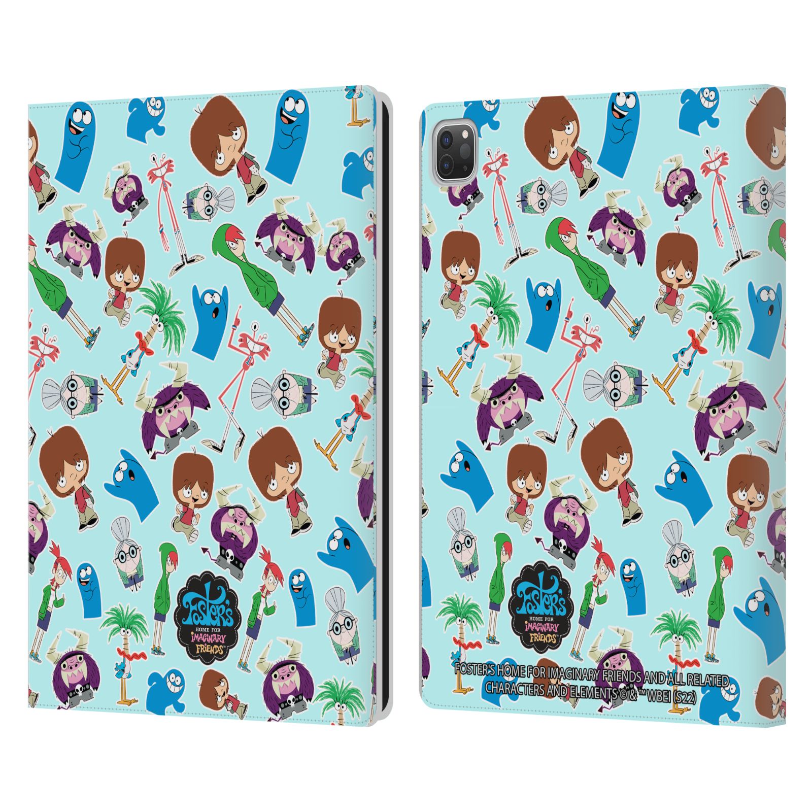 FOSTER'S HOME FOR IMAGINARY FRIENDS GRAPHICS LEATHER BOOK CASE FOR APPLE iPAD - Picture 9 of 9