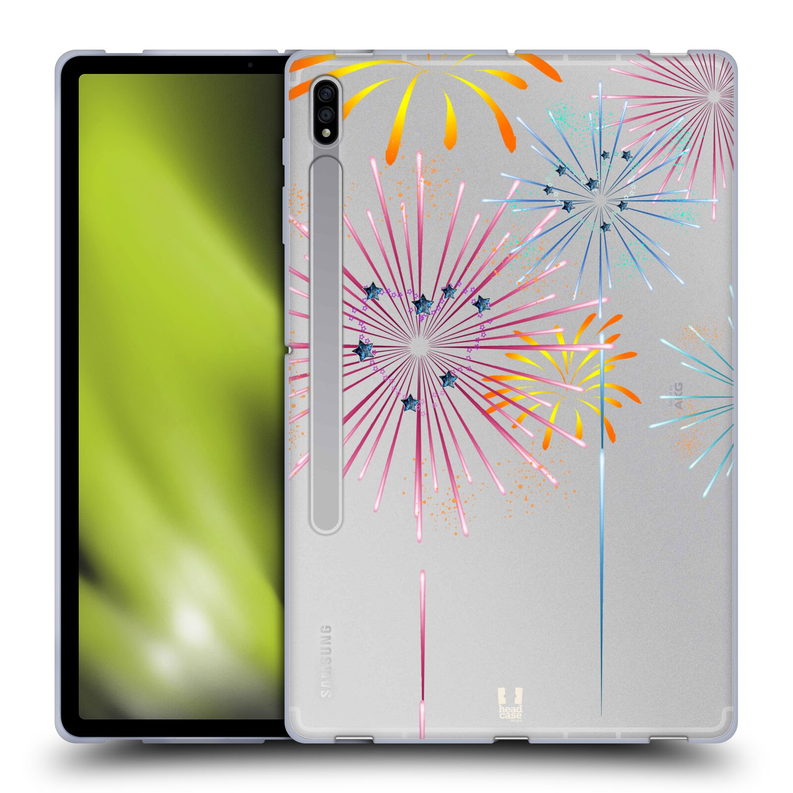 HEAD CASE DESIGNS FIREWORKS EXPLOSION SOFT GEL CASE FOR SAMSUNG TABLETS 1 - Picture 9 of 12