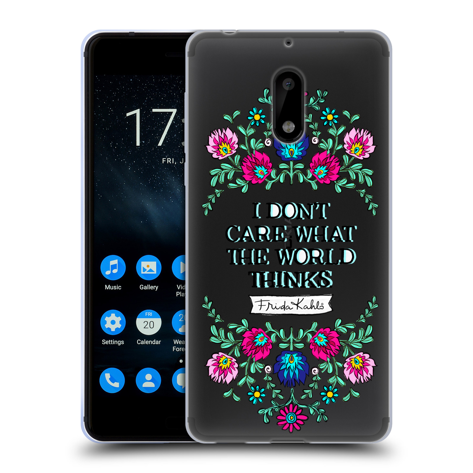 FUNDA OFICIAL FRIDA KAHLO ART & CITAS GEL SUAVE PARA TELÉFONOS NOKIA 1 - Imagen 9 de 12