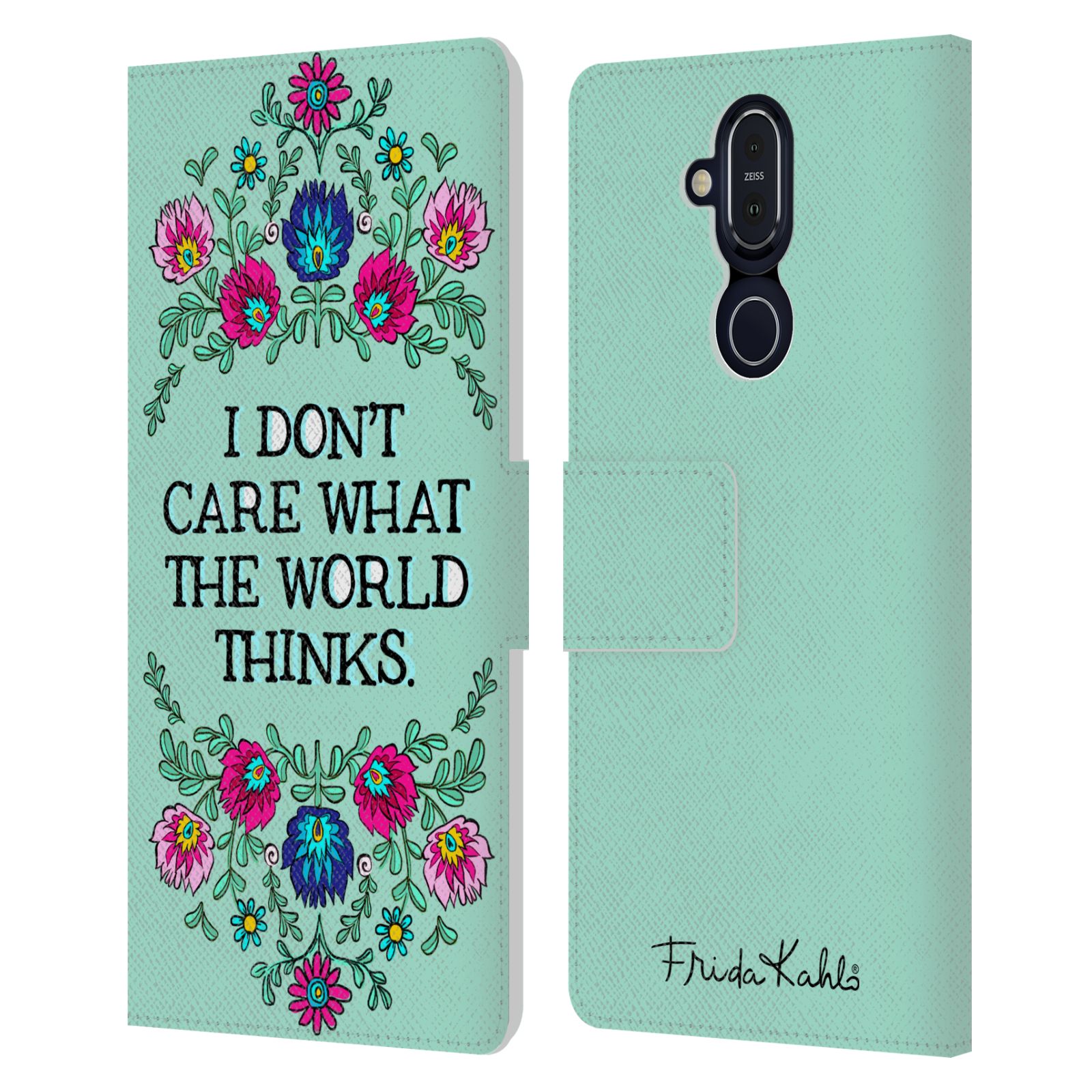 OFFICIAL FRIDA KAHLO ART & QUOTES LEATHER BOOK CASE FOR MICROSOFT NOKIA PHONES - Picture 8 of 11