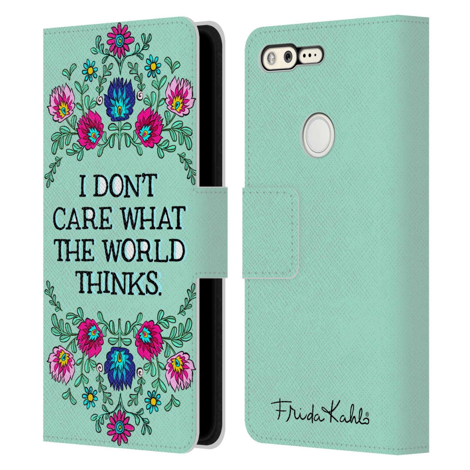 OFFICIAL FRIDA KAHLO ART & QUOTES LEATHER BOOK WALLET CASE FOR GOOGLE PHONES - Picture 8 of 11