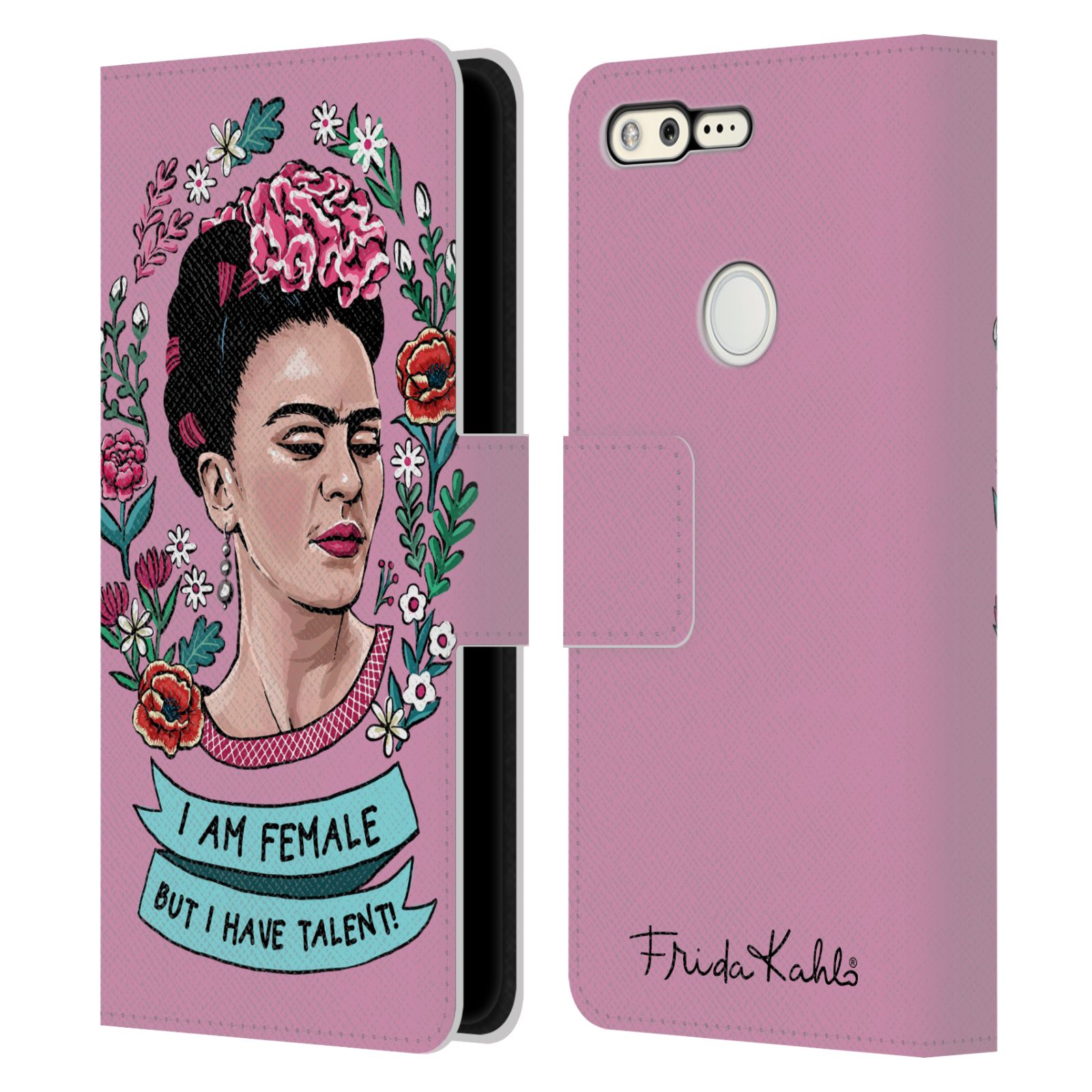 OFFICIAL FRIDA KAHLO ART & QUOTES LEATHER BOOK WALLET CASE FOR GOOGLE PHONES - Picture 10 of 11