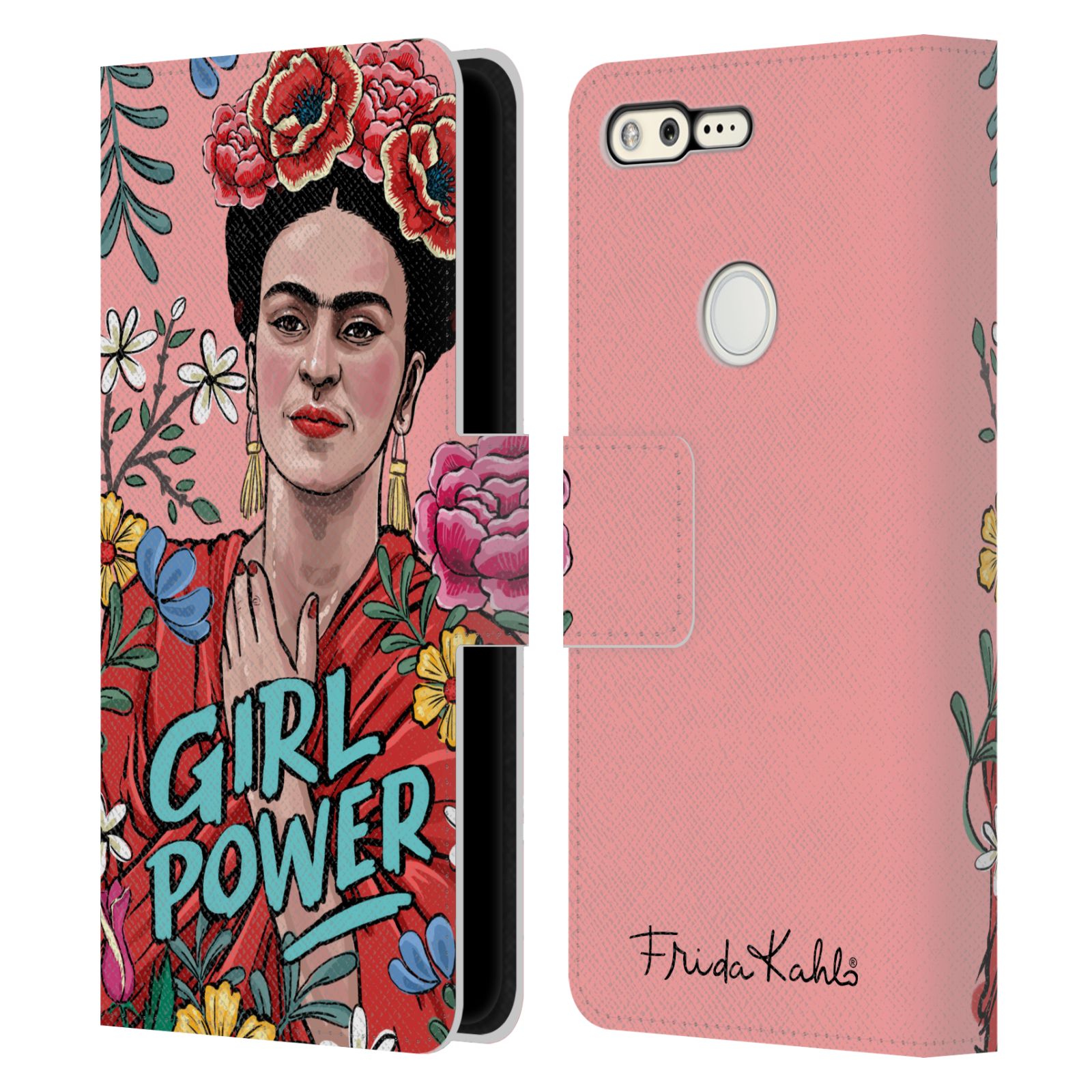 OFFICIAL FRIDA KAHLO ART & QUOTES LEATHER BOOK WALLET CASE FOR GOOGLE PHONES - Picture 11 of 11