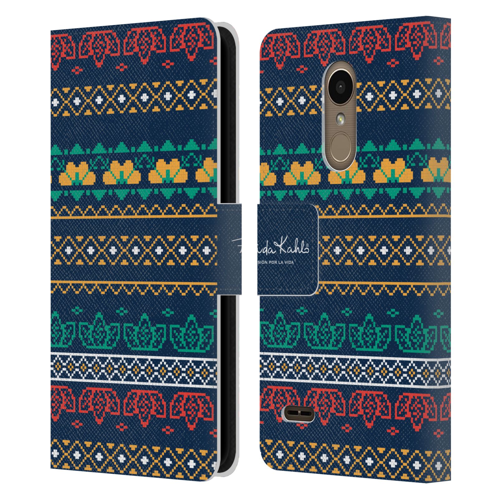 OFFICIAL FRIDA KAHLO COYOACAN PATTERNS LEATHER BOOK WALLET CASE FOR LG PHONES 1 - Picture 7 of 7