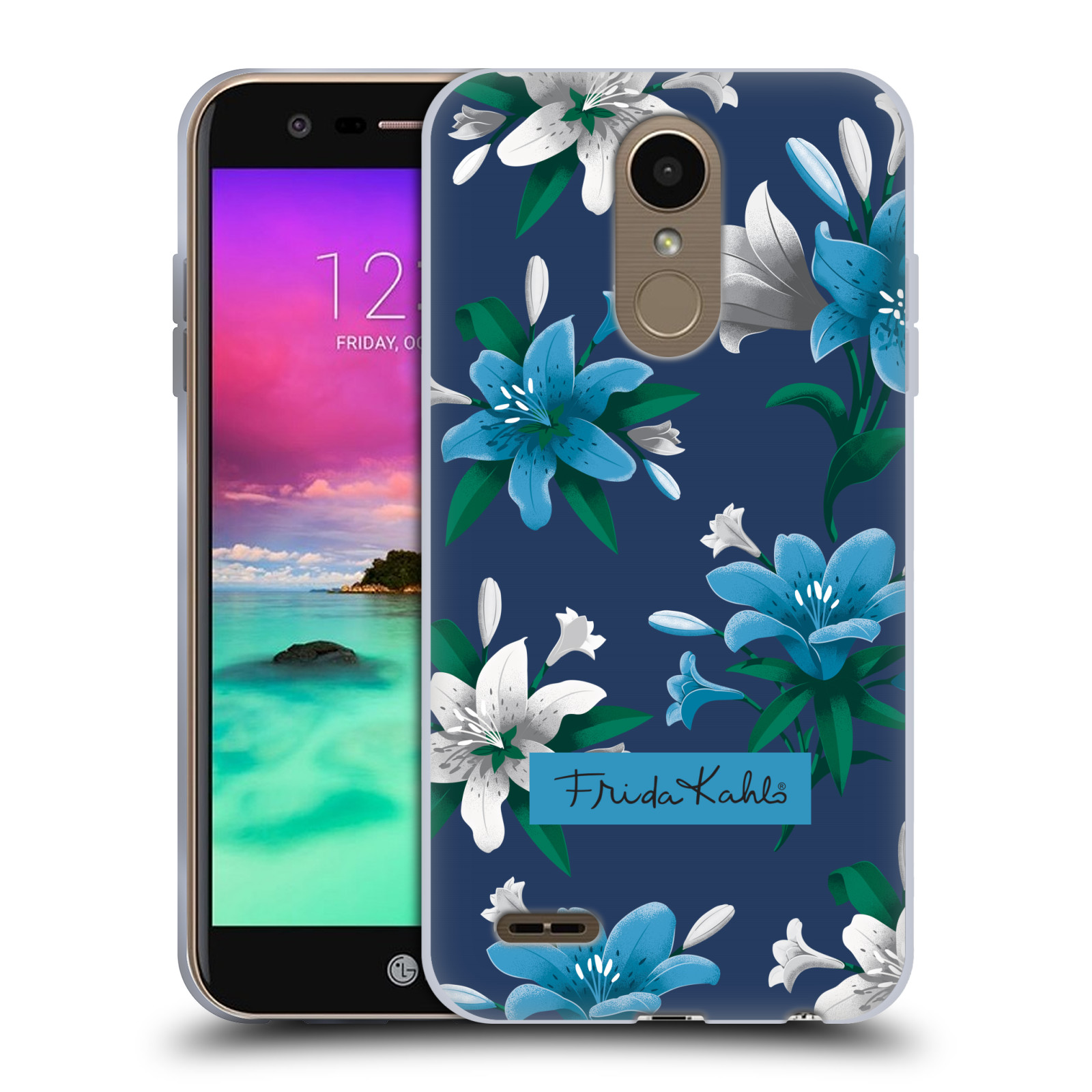 FUNDA OFICIAL DE GEL DE FLORES FRIDA KAHLO PARA TELÉFONOS LG 2 - Imagen 7 de 14