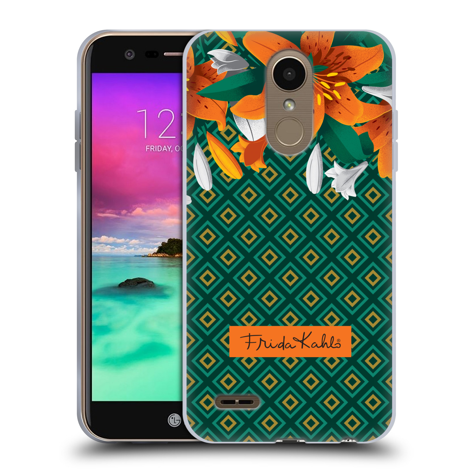FUNDA OFICIAL DE GEL DE FLORES FRIDA KAHLO PARA TELÉFONOS LG 2 - Imagen 8 de 14