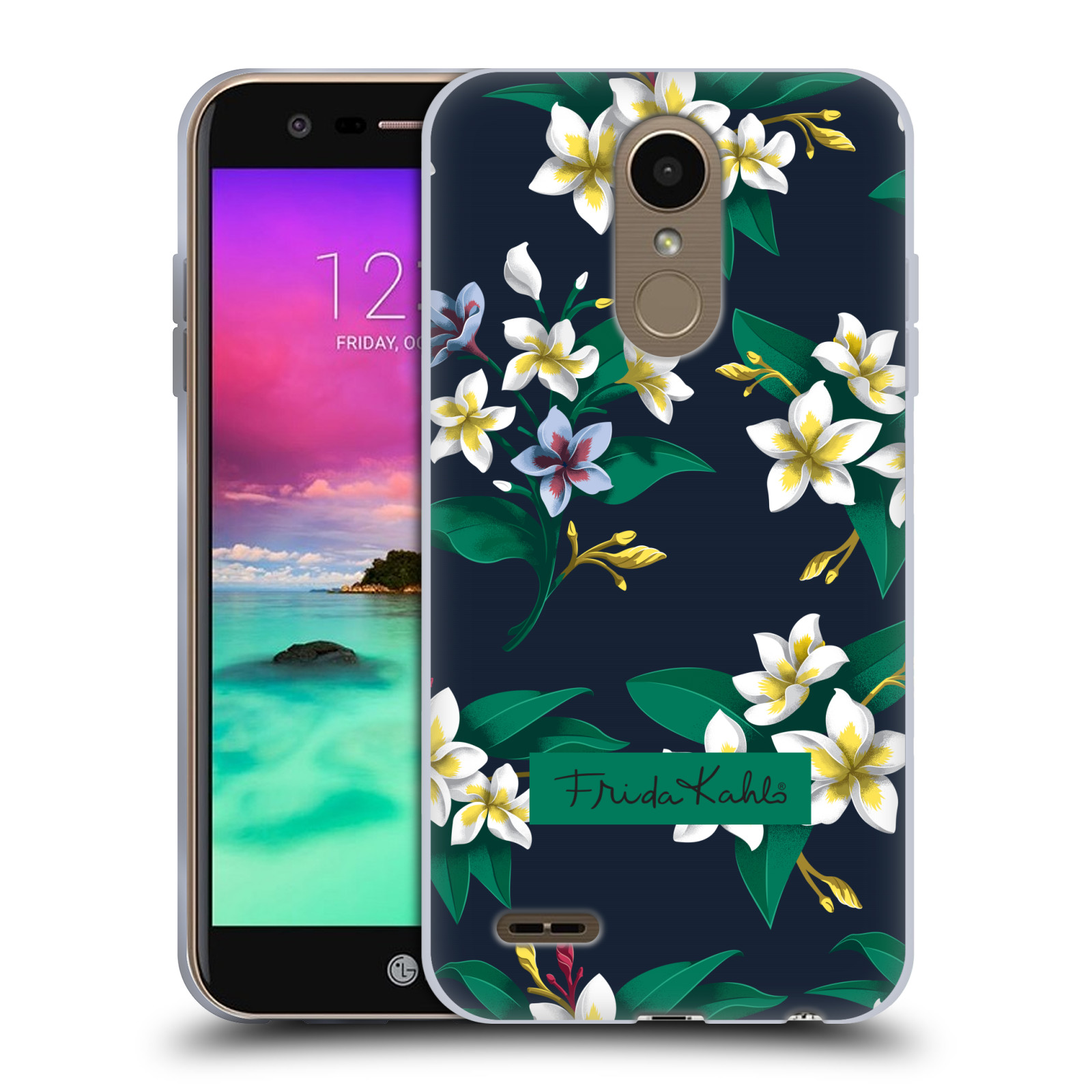FUNDA OFICIAL DE GEL DE FLORES FRIDA KAHLO PARA TELÉFONOS LG 2 - Imagen 10 de 14