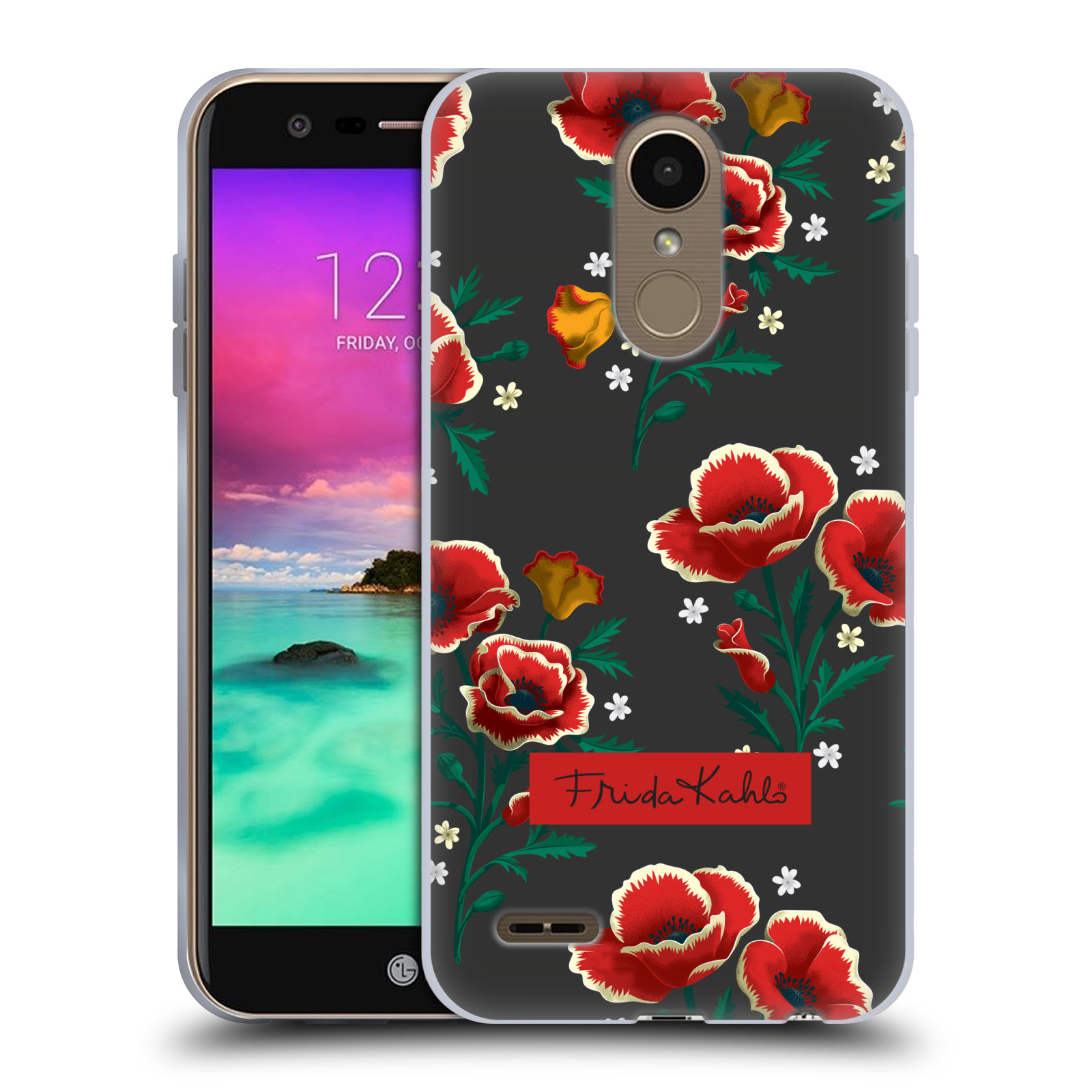 FUNDA OFICIAL DE GEL DE FLORES FRIDA KAHLO PARA TELÉFONOS LG 2 - Imagen 12 de 14