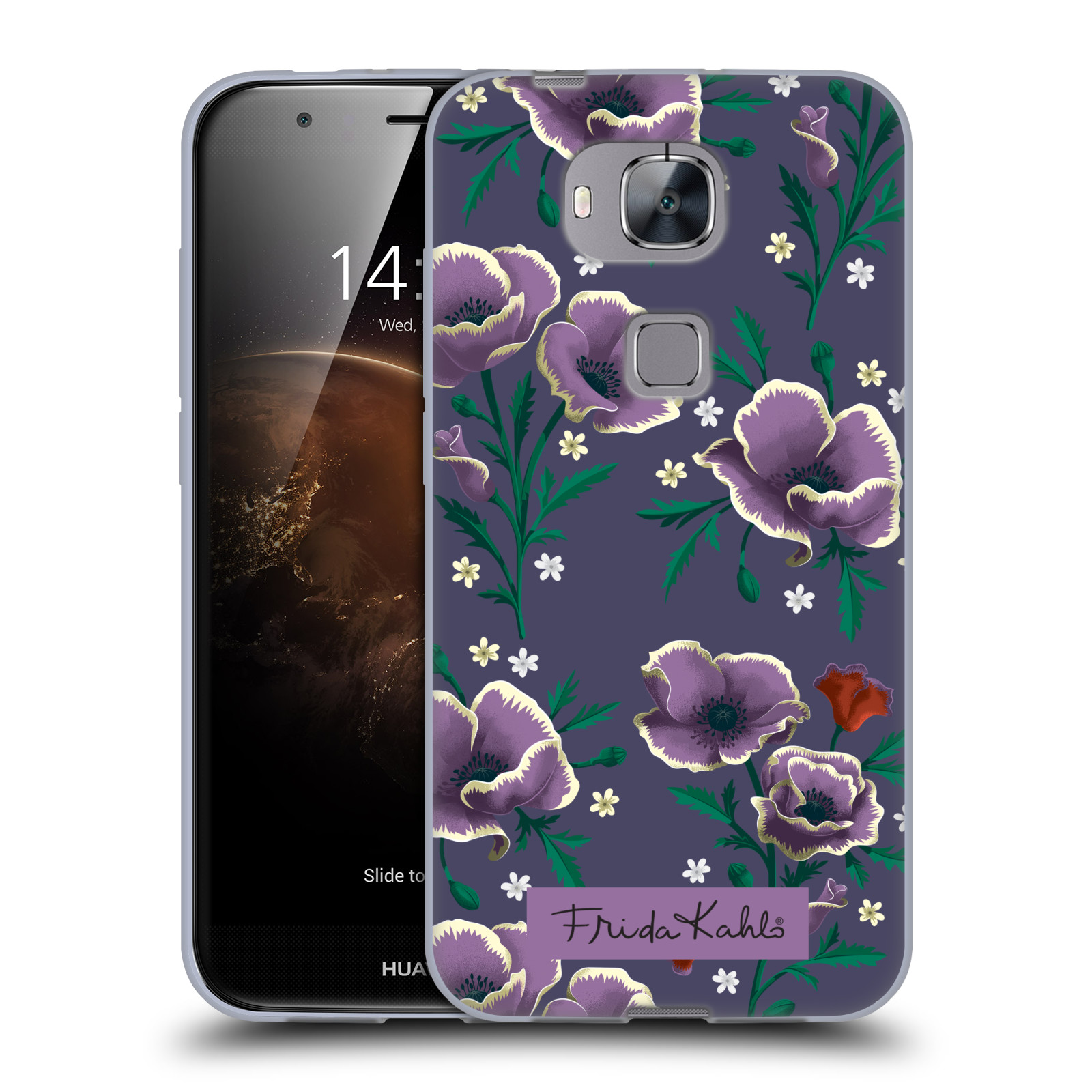 OFFICIAL FRIDA KAHLO FLOWERS GEL CASE FOR HUAWEI PHONES 2 - Picture 12 of 15