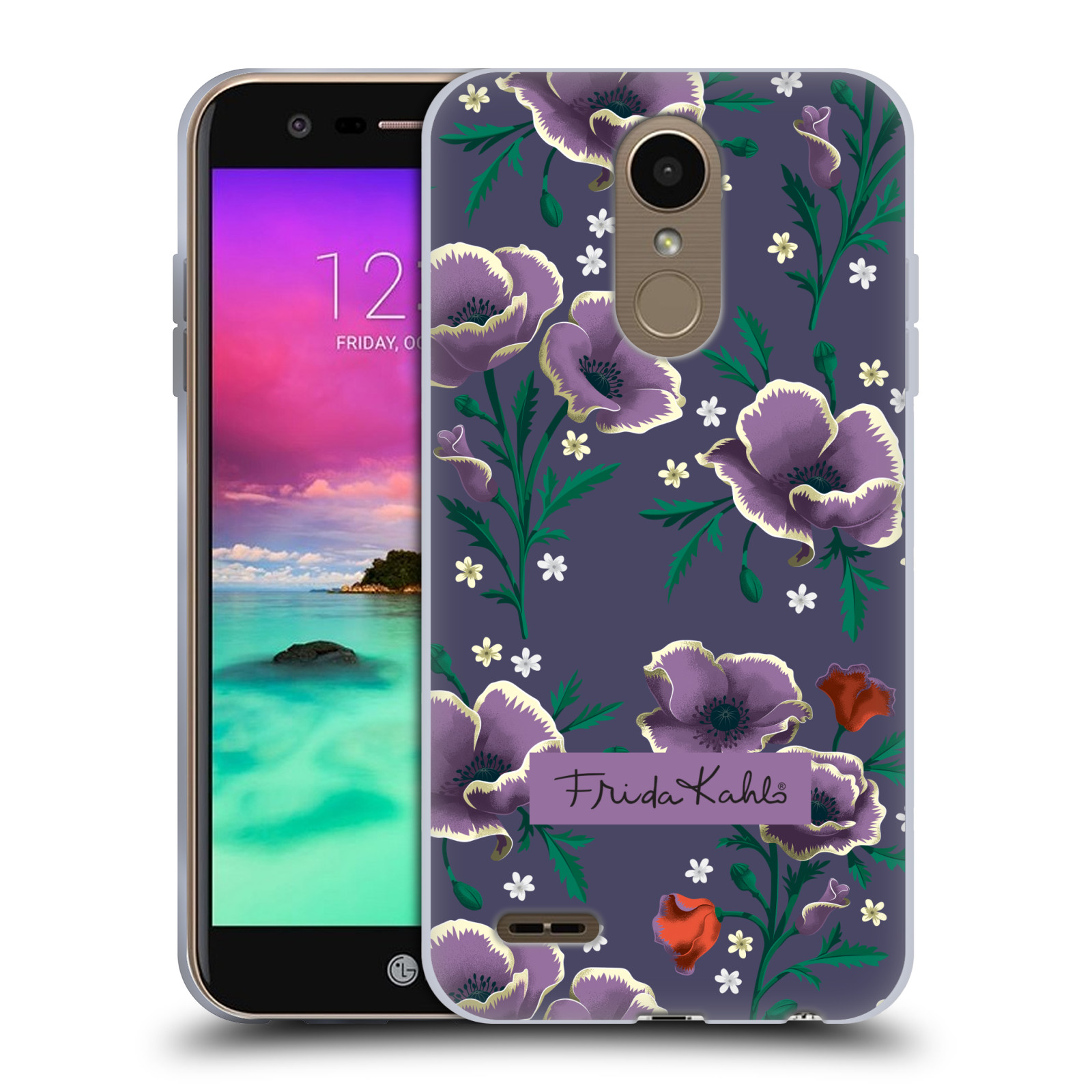 FUNDA OFICIAL DE GEL DE FLORES FRIDA KAHLO PARA TELÉFONOS LG 2 - Imagen 11 de 14