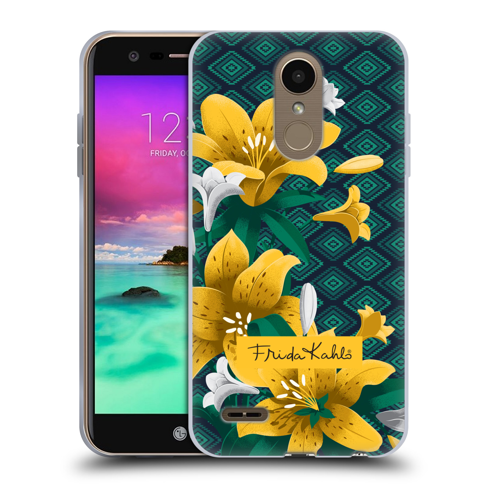 FUNDA OFICIAL DE GEL DE FLORES FRIDA KAHLO PARA TELÉFONOS LG 2 - Imagen 14 de 14