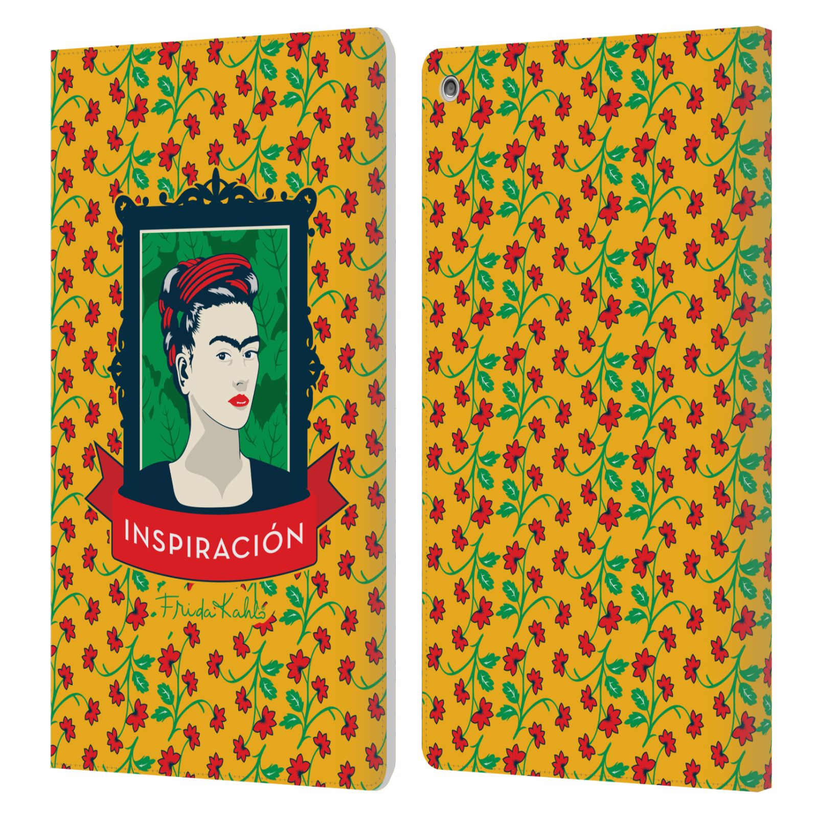 OFFICIAL FRIDA KAHLO ICONS LEATHER BOOK WALLET CASE COVER FOR AMAZON FIRE - 第 9/16 張圖片