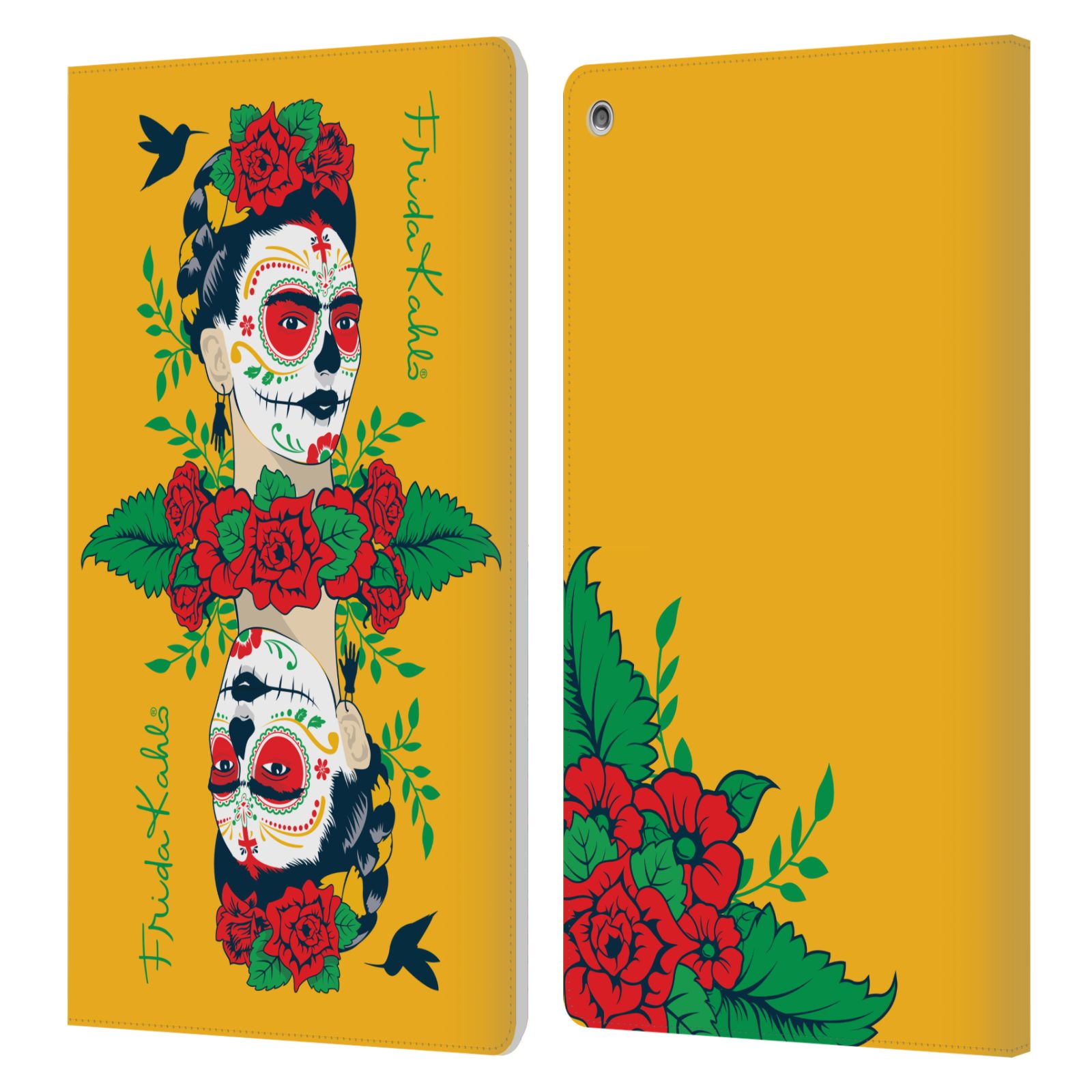 OFFICIAL FRIDA KAHLO ICONS LEATHER BOOK WALLET CASE COVER FOR AMAZON FIRE - 第 11/16 張圖片