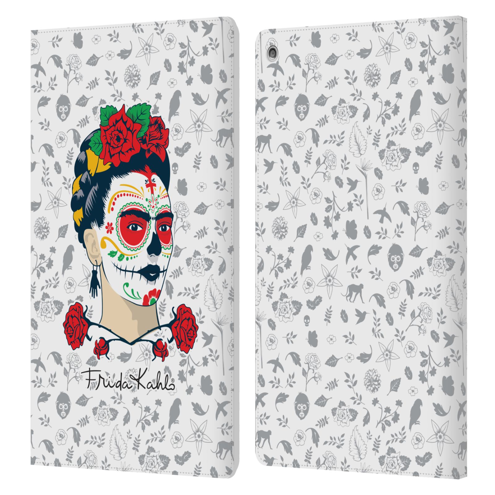 OFFICIAL FRIDA KAHLO ICONS LEATHER BOOK WALLET CASE COVER FOR AMAZON FIRE - 第 14/16 張圖片