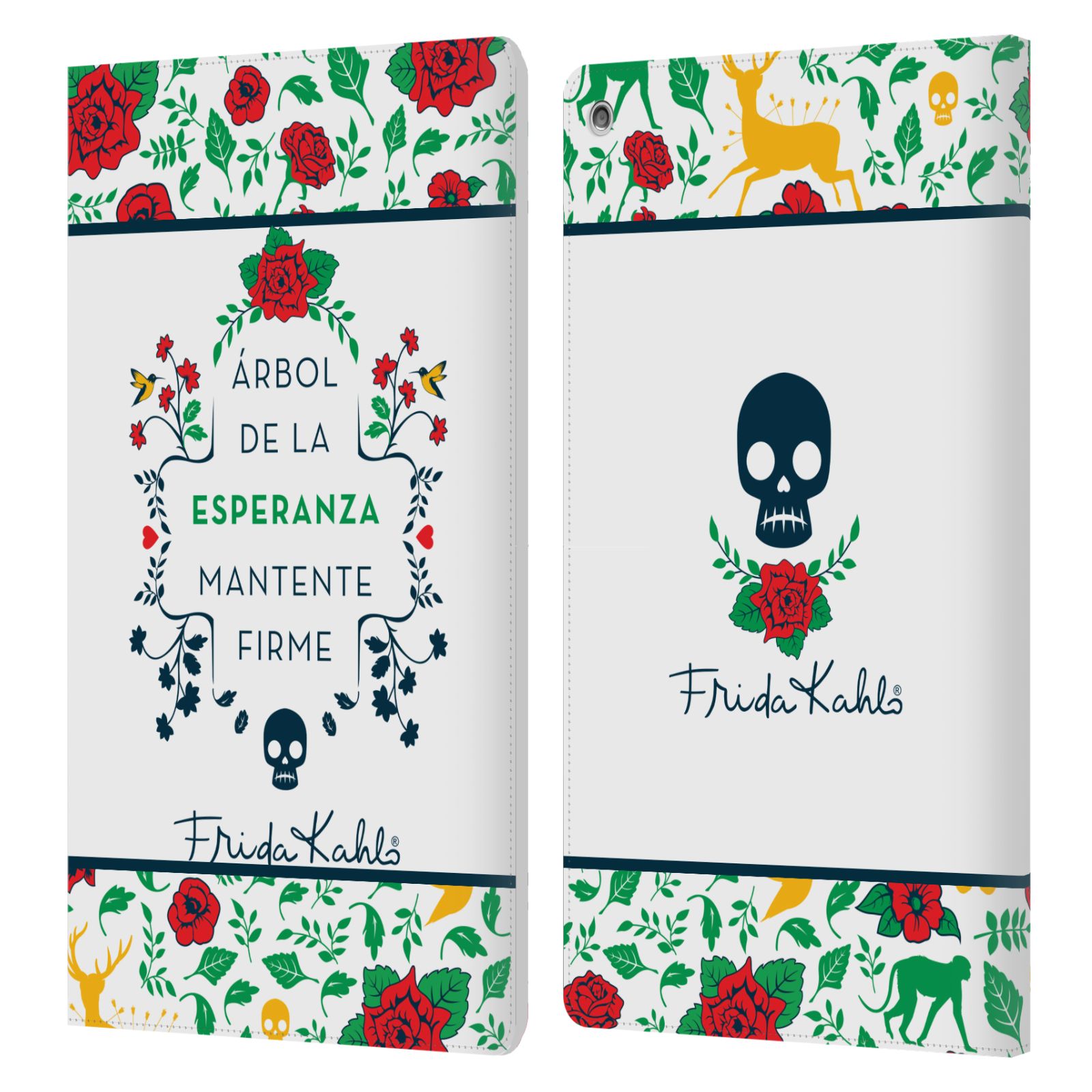 OFFICIAL FRIDA KAHLO ICONS LEATHER BOOK WALLET CASE COVER FOR AMAZON FIRE - 第 15/16 張圖片