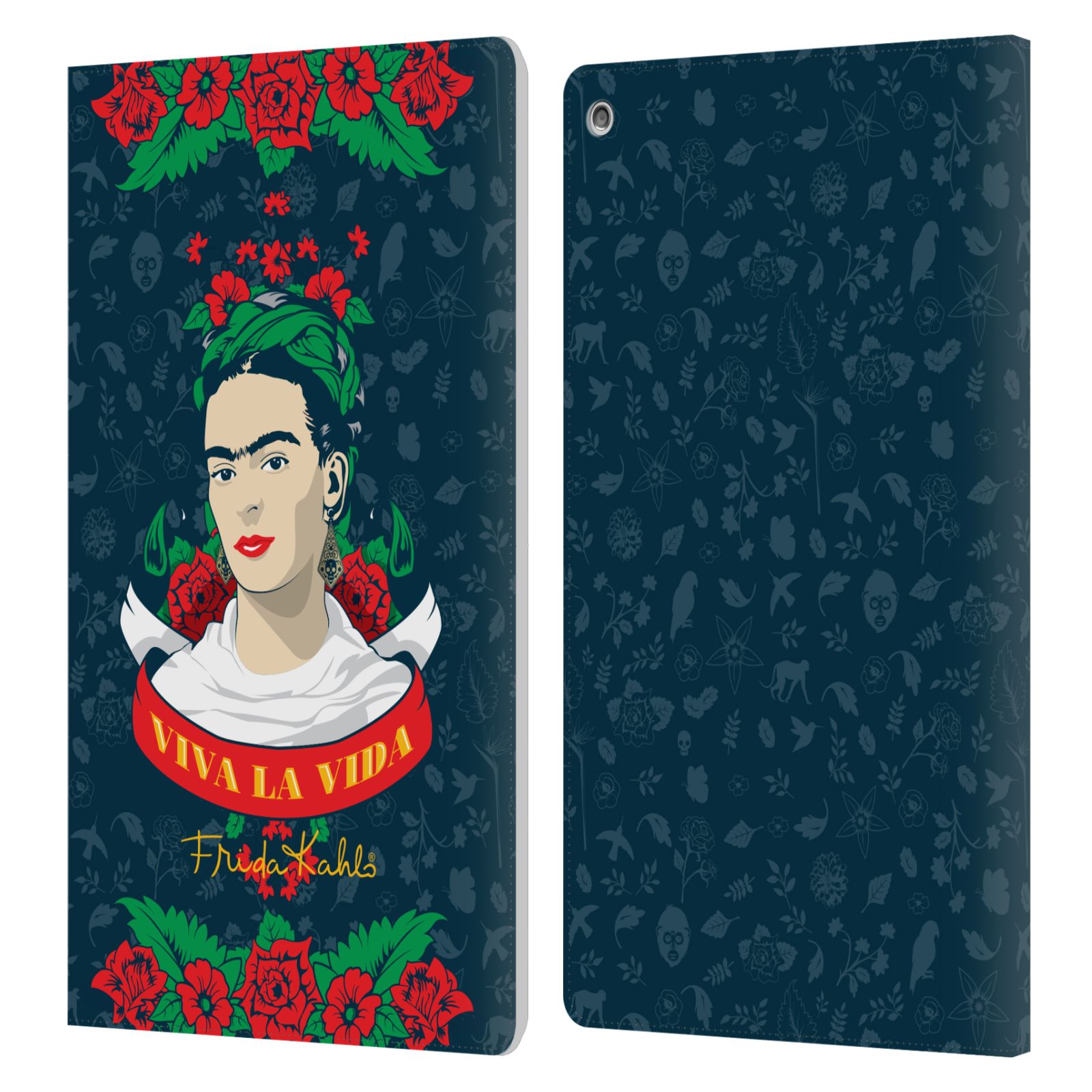 OFFICIAL FRIDA KAHLO ICONS LEATHER BOOK WALLET CASE COVER FOR AMAZON FIRE - 第 16/16 張圖片