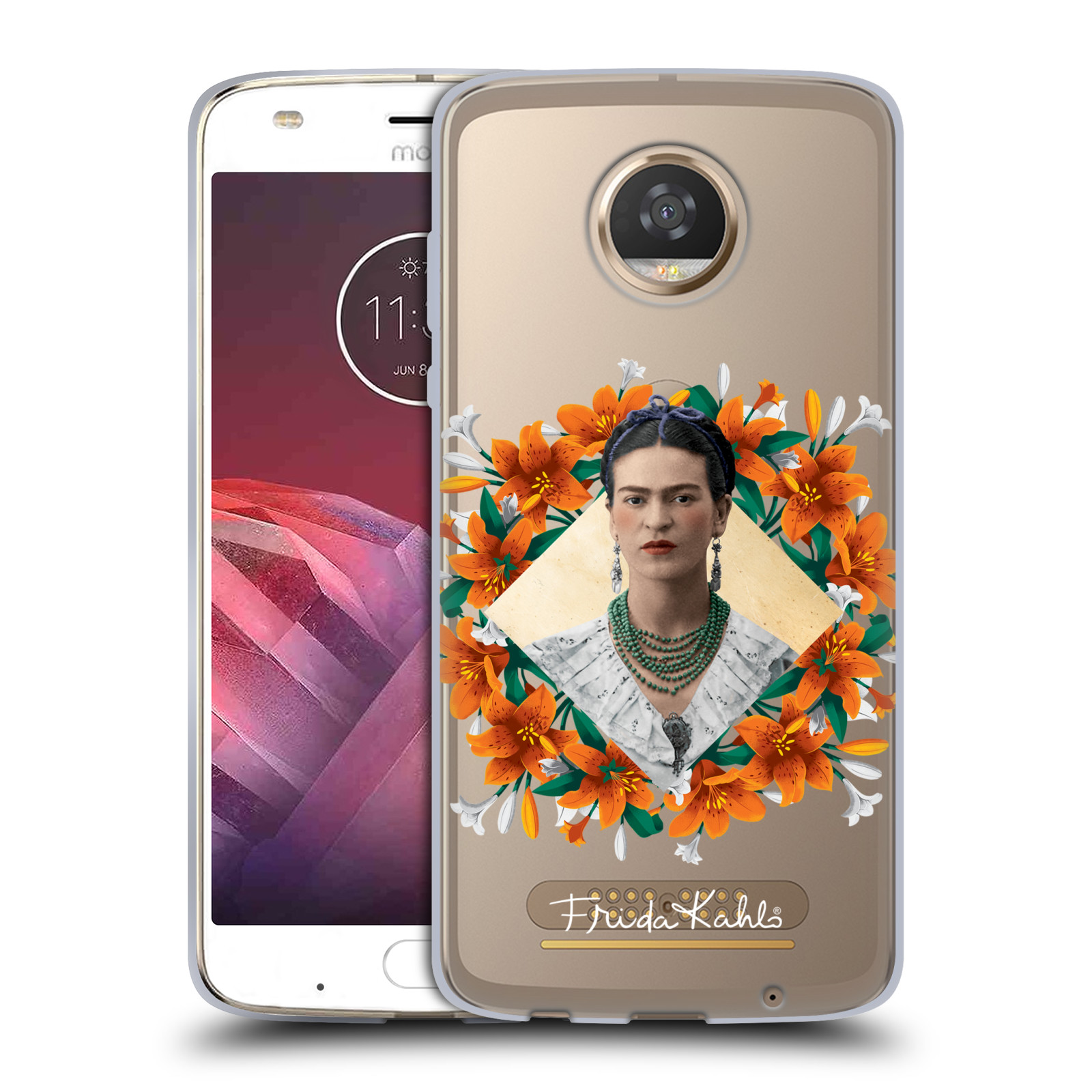OFFICIAL FRIDA KAHLO PORTRAIT 2 SOFT GEL CASE FOR MOTOROLA PHONES 2 - Picture 14 of 18