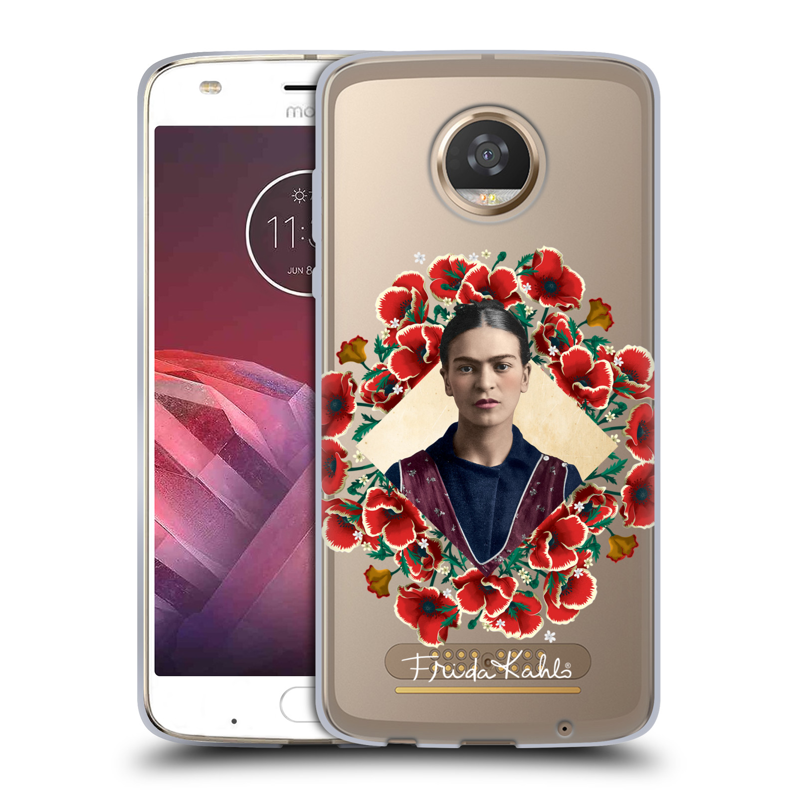OFFICIAL FRIDA KAHLO PORTRAIT 2 SOFT GEL CASE FOR MOTOROLA PHONES 2 - Picture 16 of 18