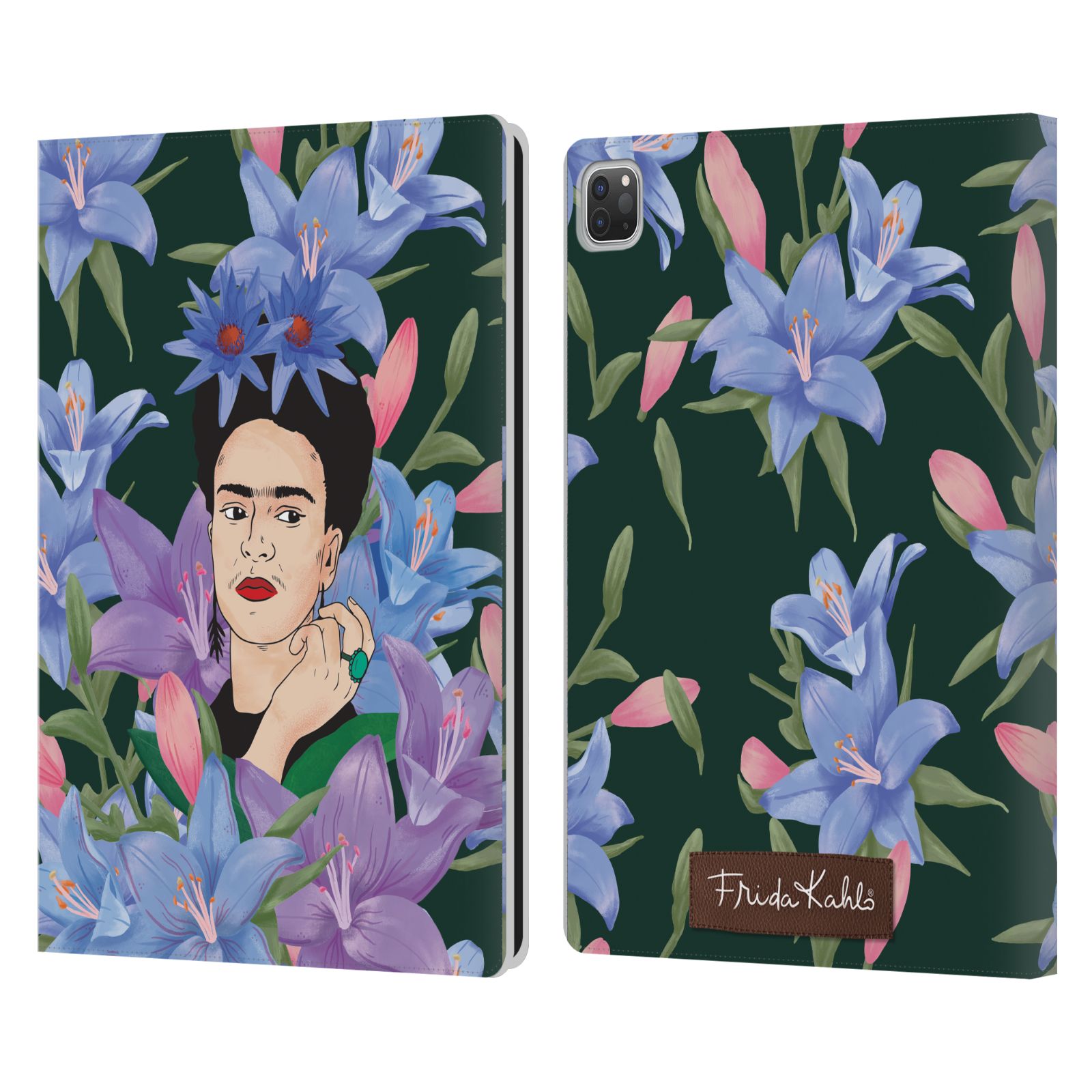 OFFICIAL FRIDA KAHLO PORTRAIT 3 LEATHER BOOK WALLET CASE FOR APPLE iPAD - Picture 8 of 10