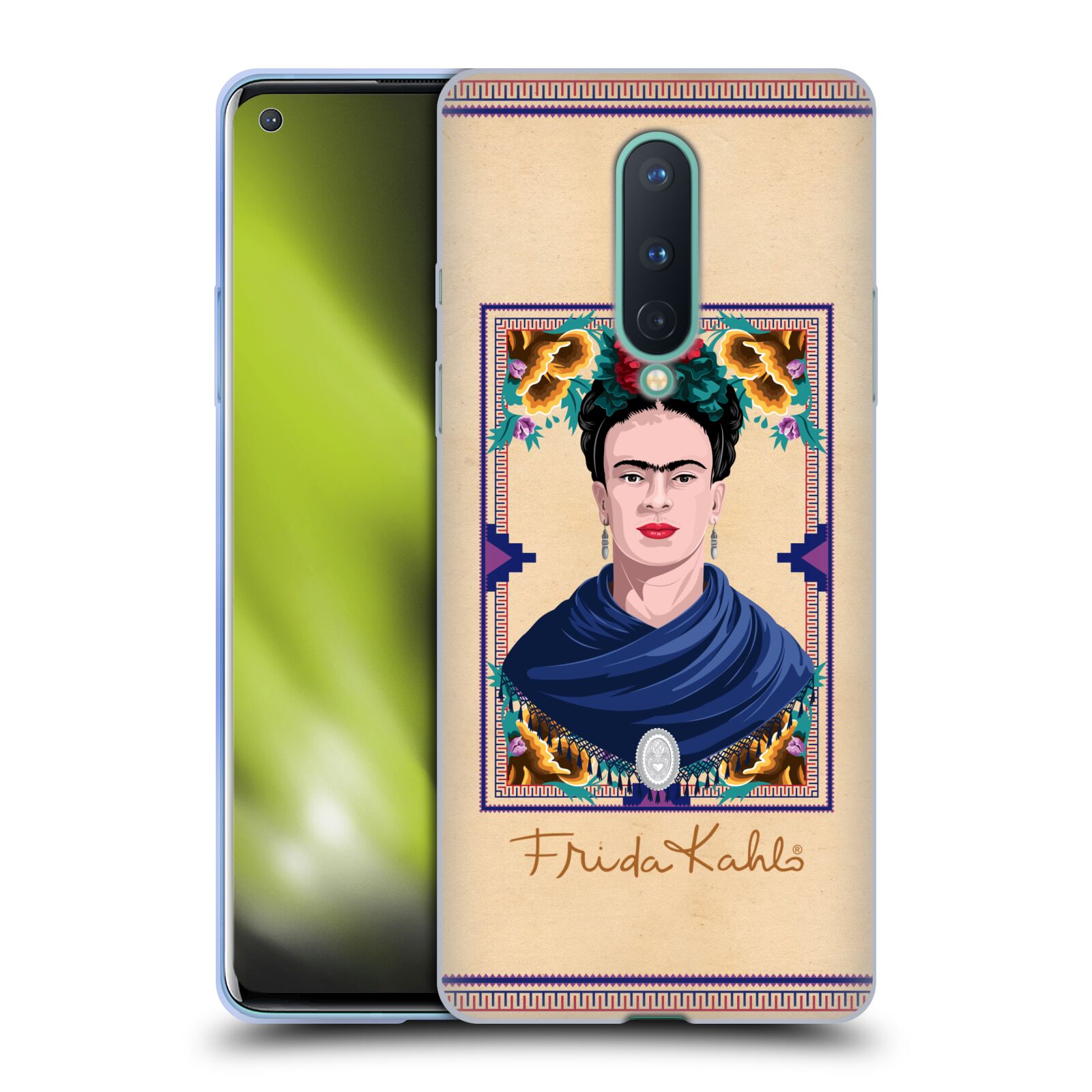 FUNDA OFICIAL DE GEL SUAVE RETRATO FRIDA KAHLO PARA TELÉFONOS GOOGLE ONEPLUS - Imagen 8 de 13