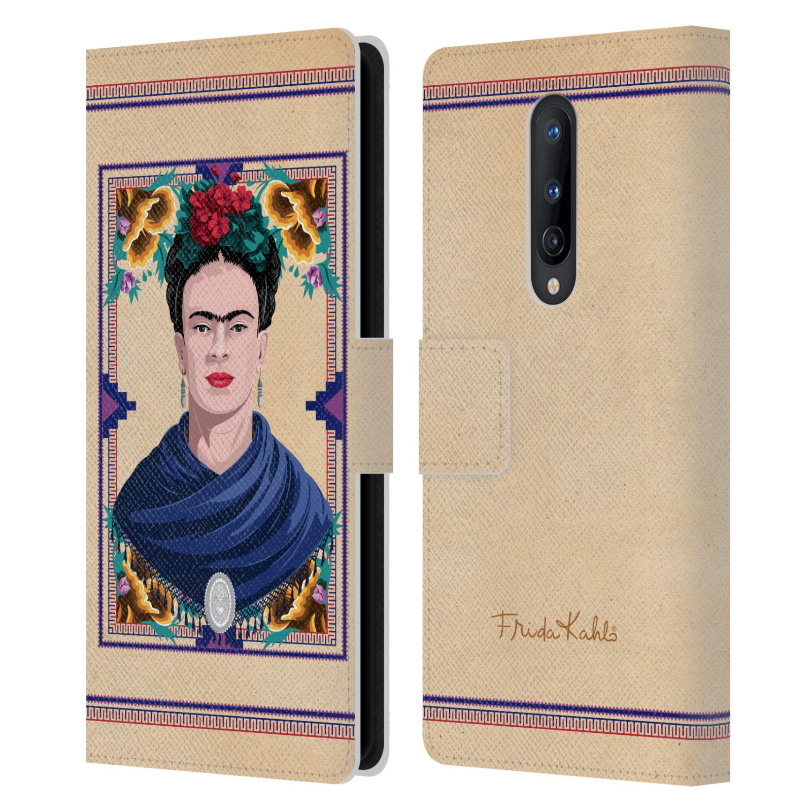 OFFICIAL FRIDA KAHLO PORTRAIT LEATHER BOOK WALLET CASE COVER FOR ONEPLUS PHONES - Picture 7 of 12