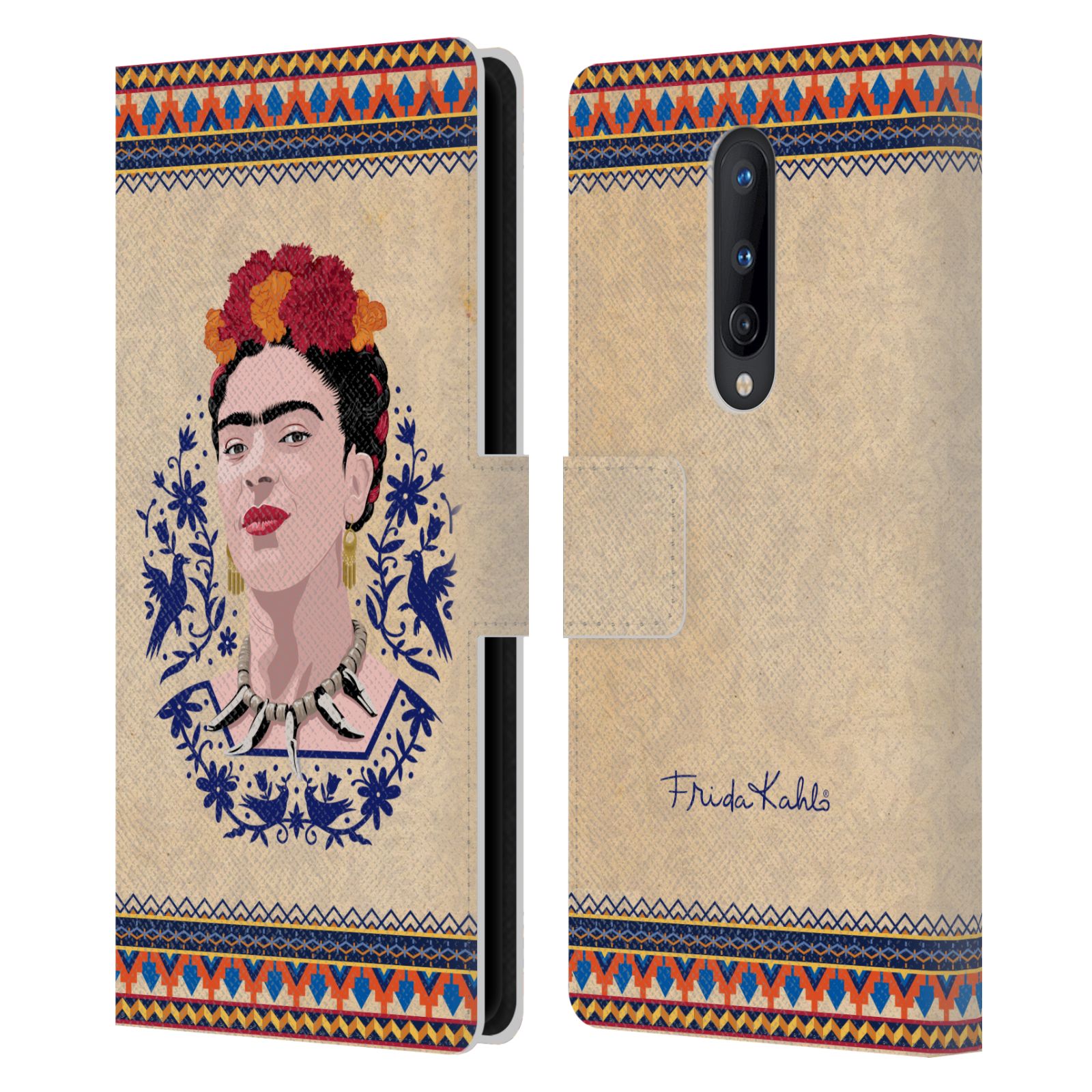OFFICIAL FRIDA KAHLO PORTRAIT LEATHER BOOK WALLET CASE COVER FOR ONEPLUS PHONES - Picture 9 of 12