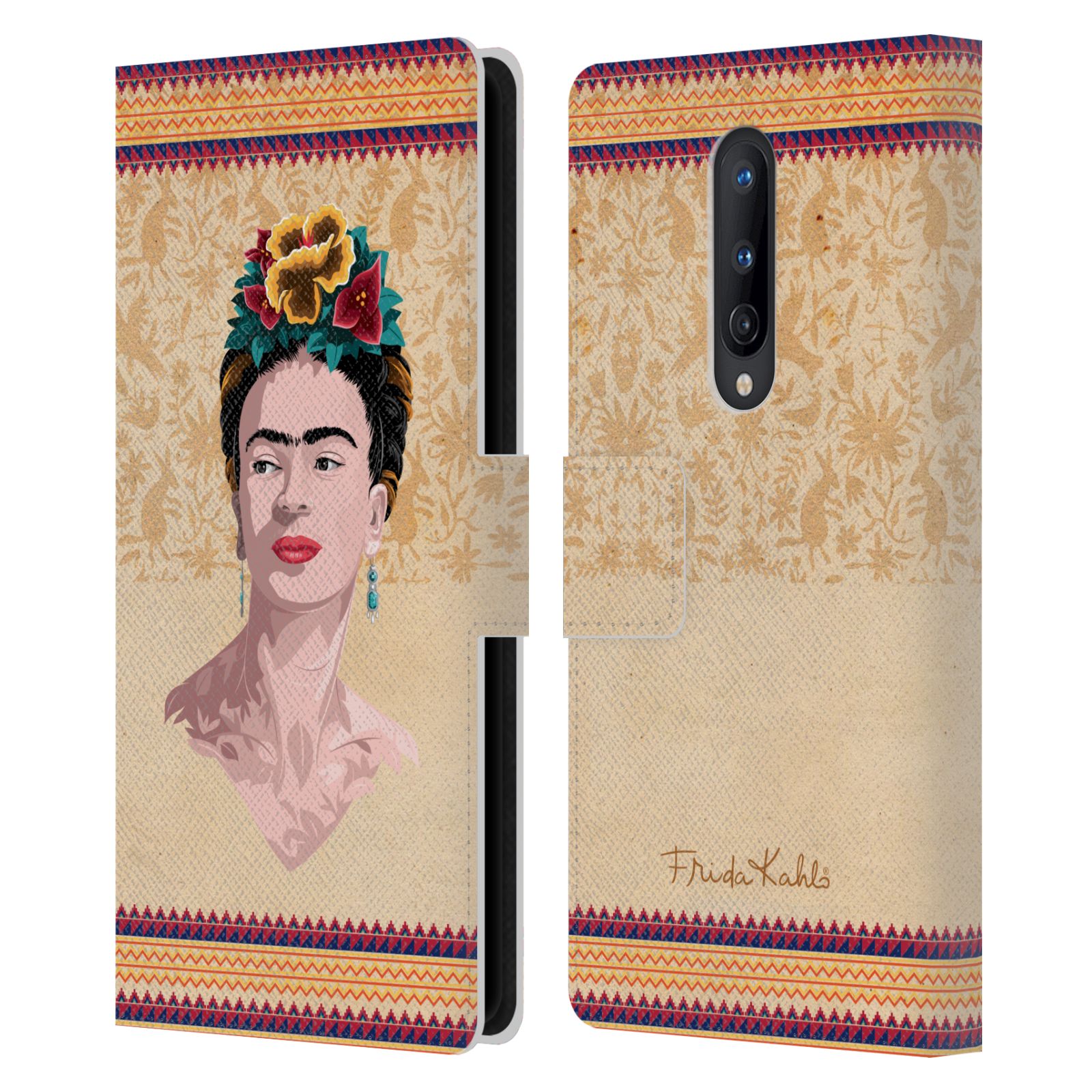 OFFICIAL FRIDA KAHLO PORTRAIT LEATHER BOOK WALLET CASE COVER FOR ONEPLUS PHONES - Picture 12 of 12